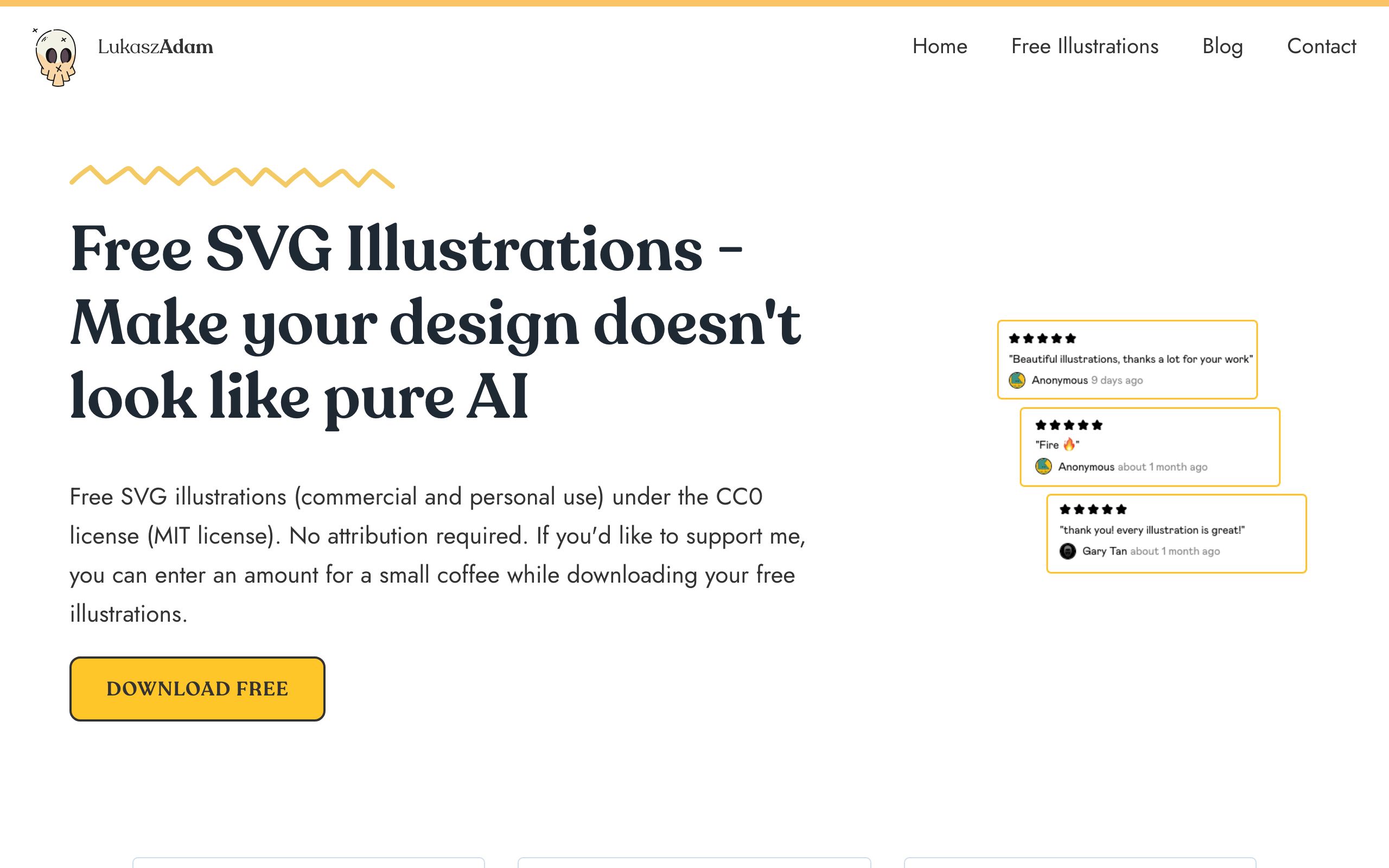 Free SVG Illustrations screenshot