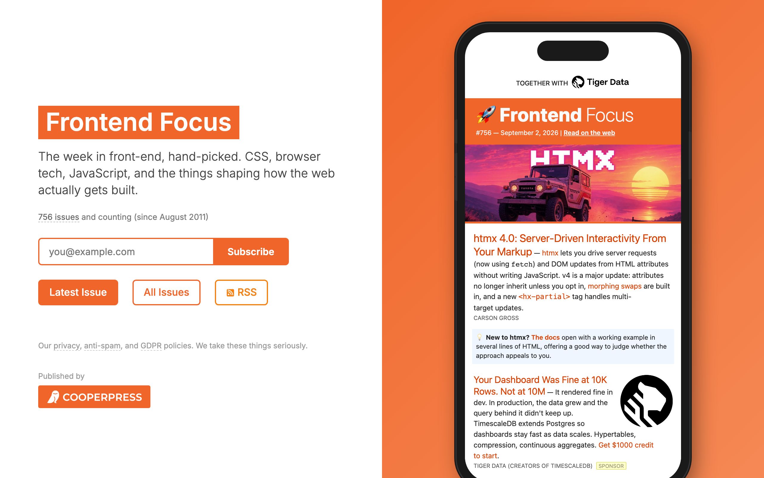 Frontend Focus screenshot
