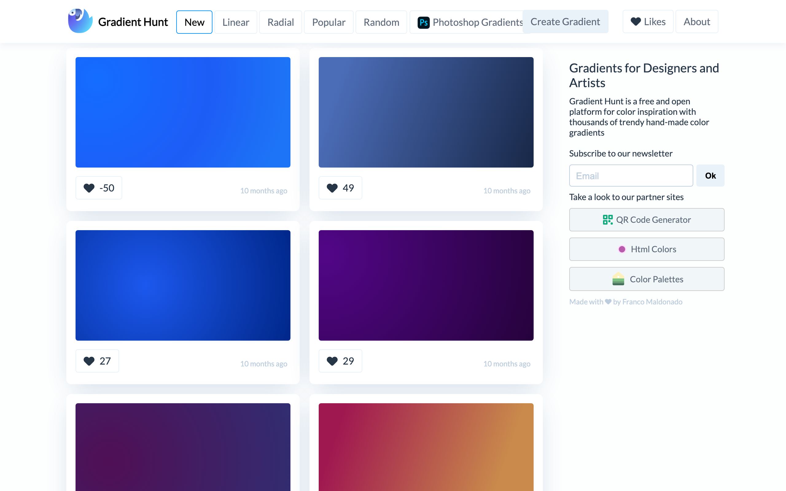 Gradient Hunt screenshot