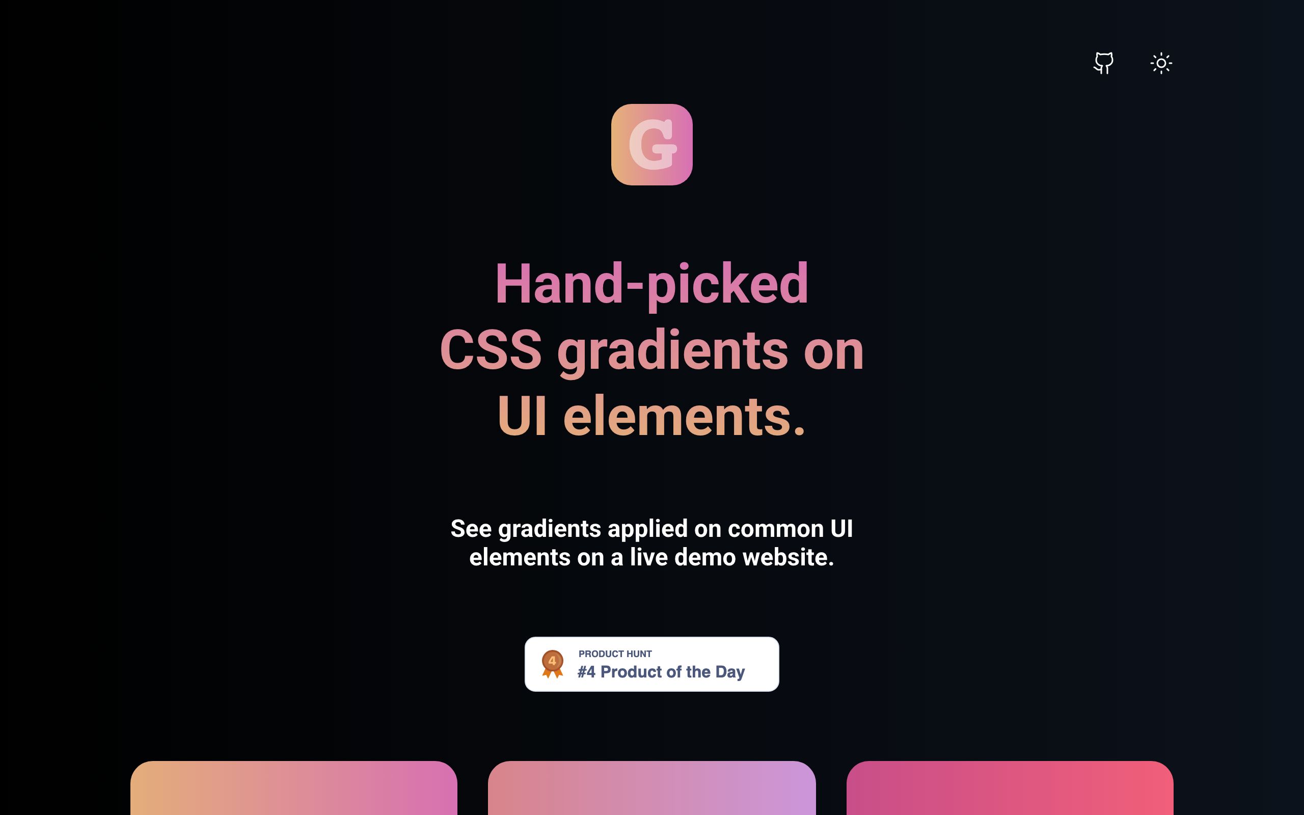 Gradientos screenshot
