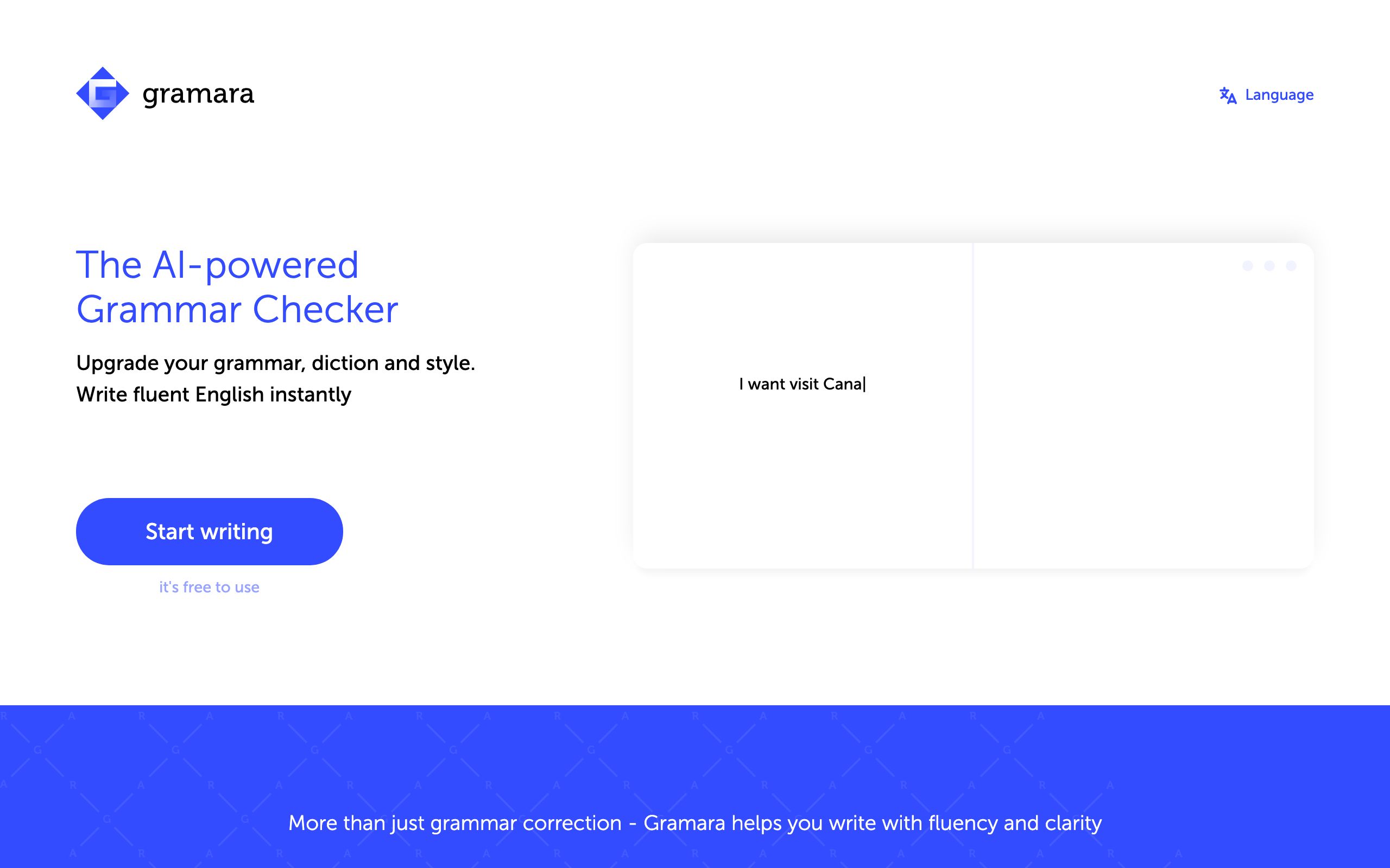 Gramara screenshot