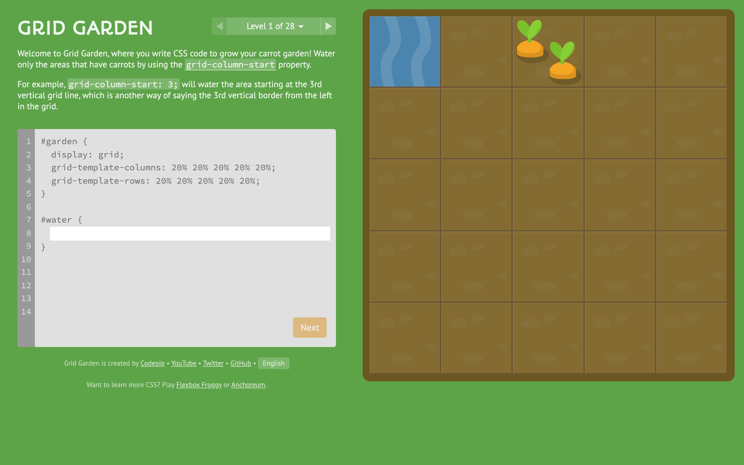 Grid Garden screenshot