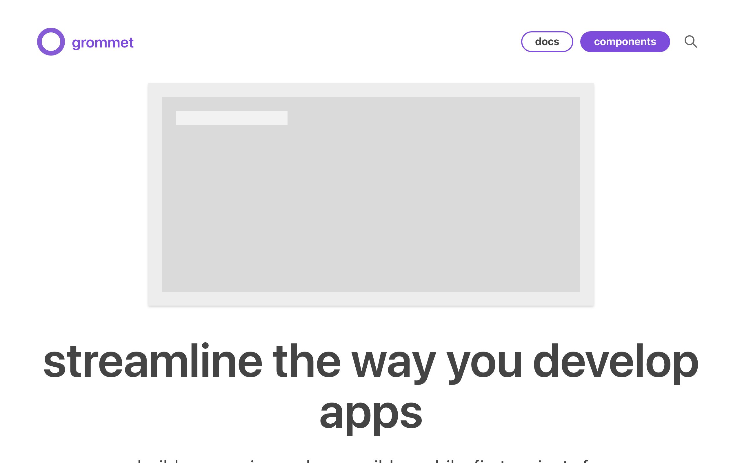Grommet screenshot