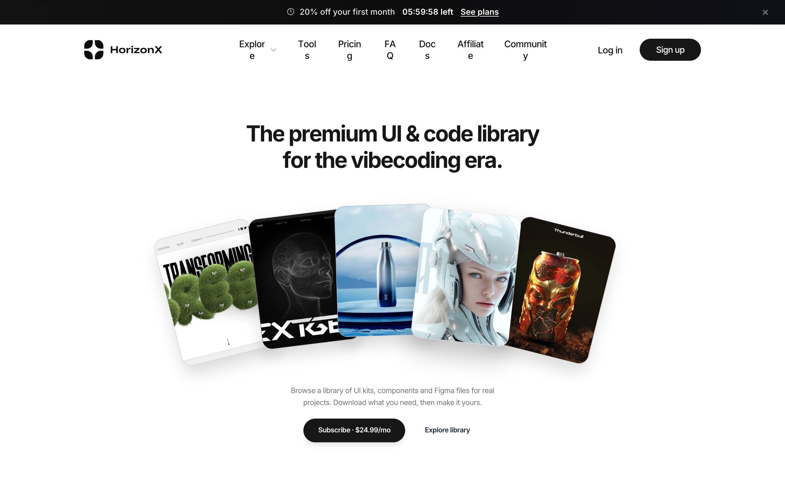 HorizonX screenshot