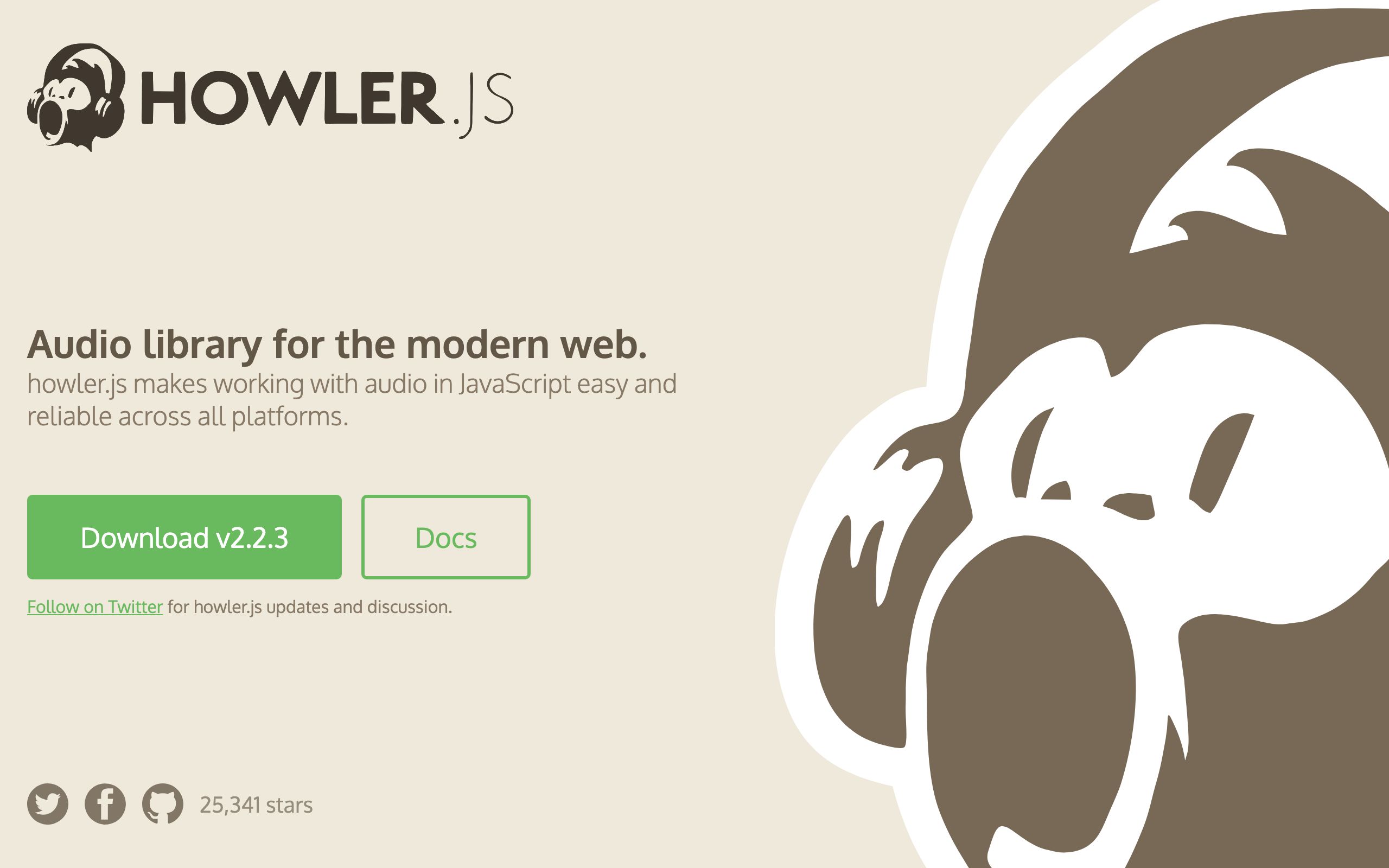 howler.js screenshot