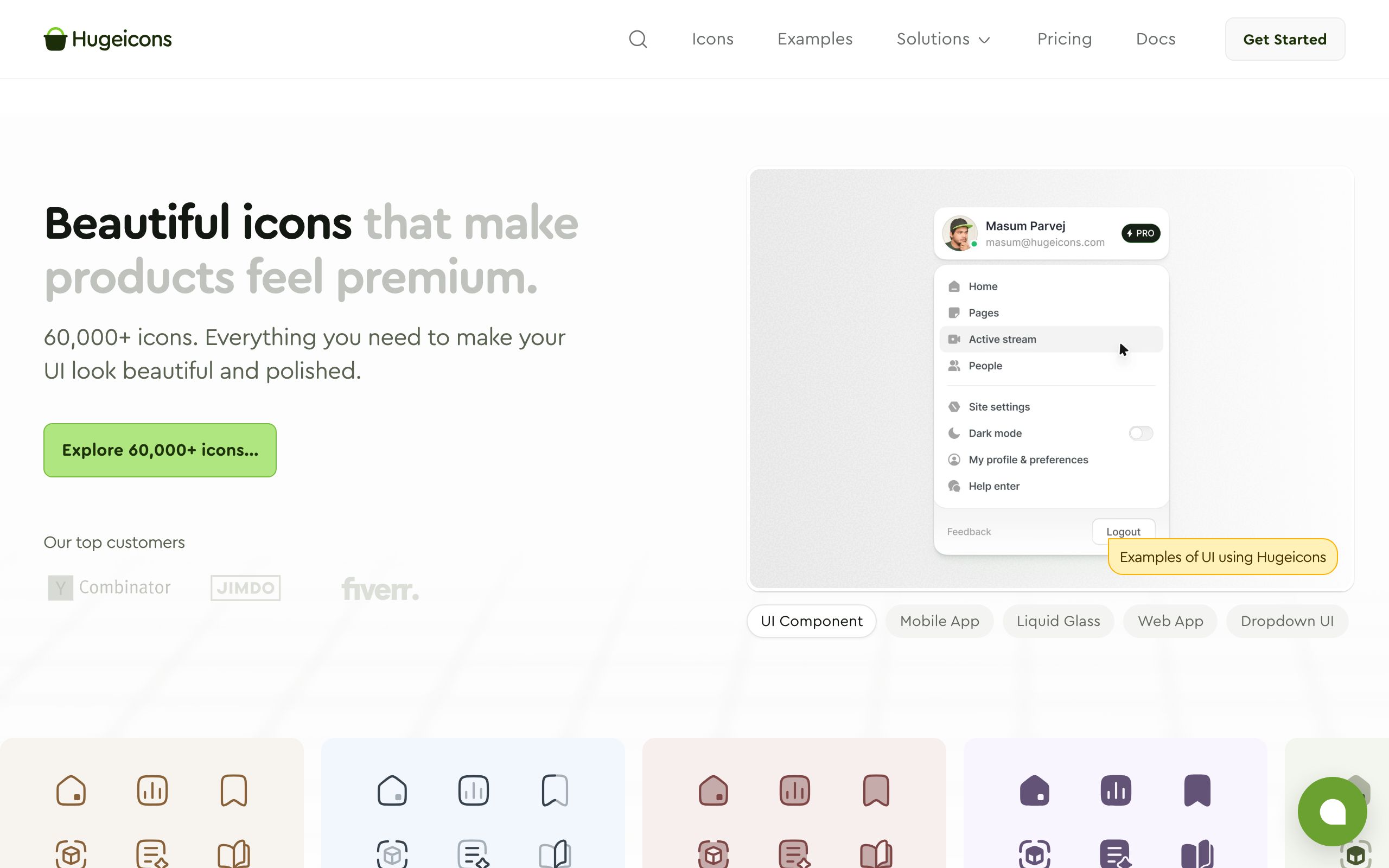 Hugeicons screenshot