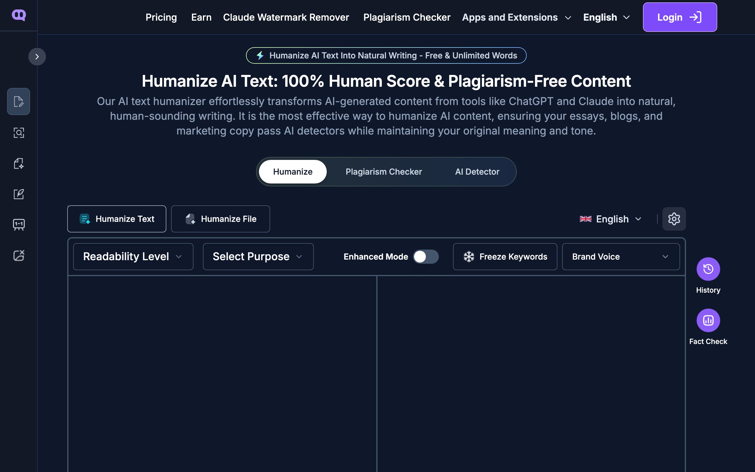 Humanize AI Text screenshot