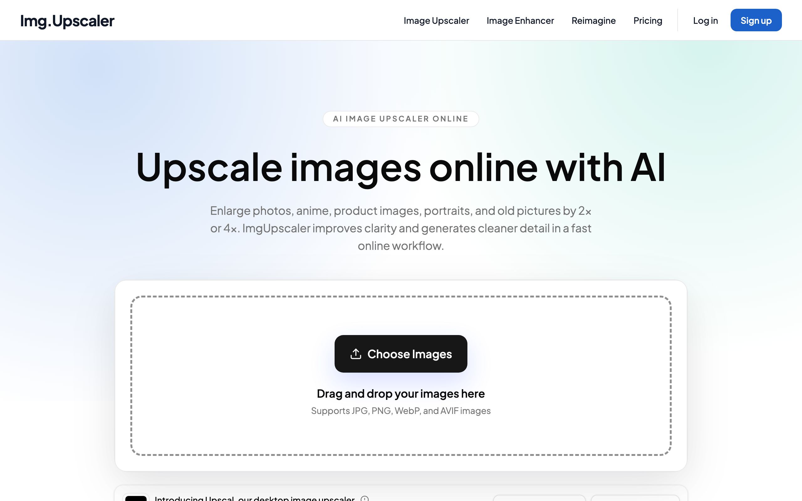 ImgUpscaler screenshot