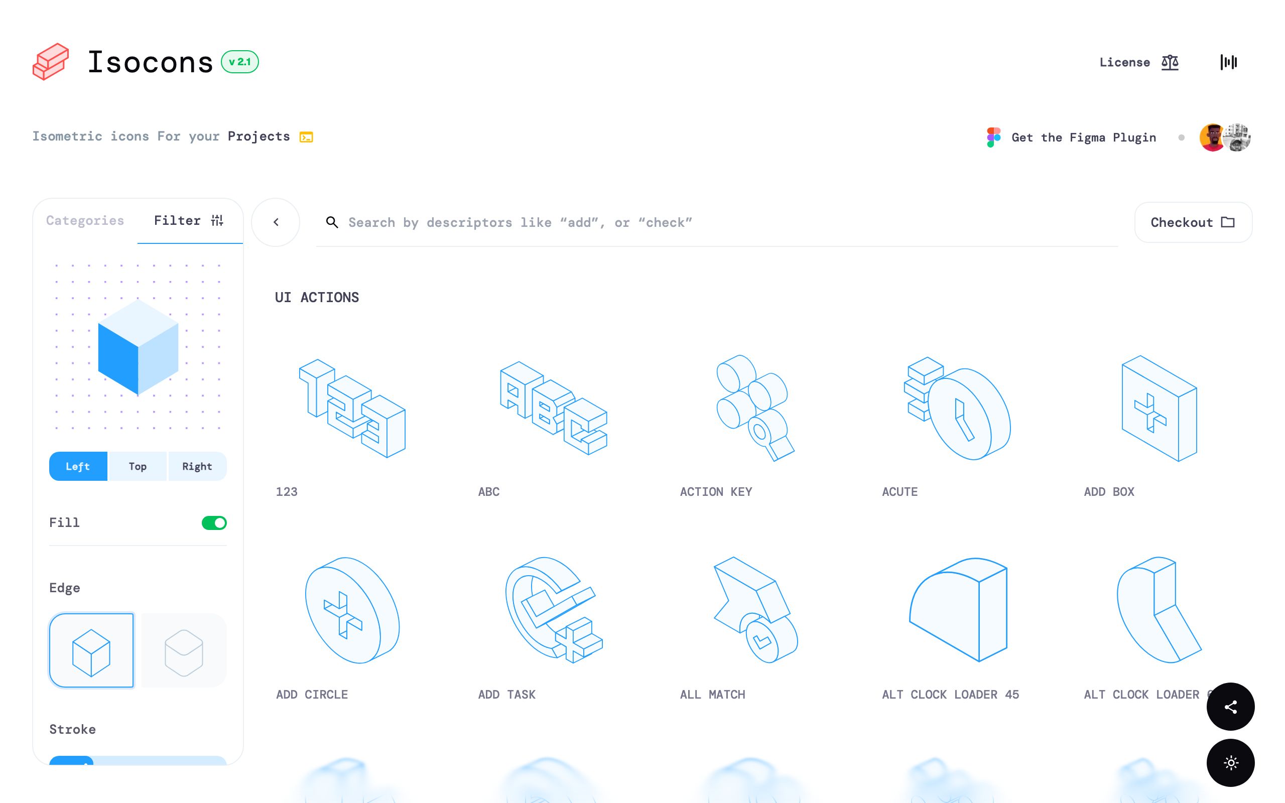 Isocons screenshot