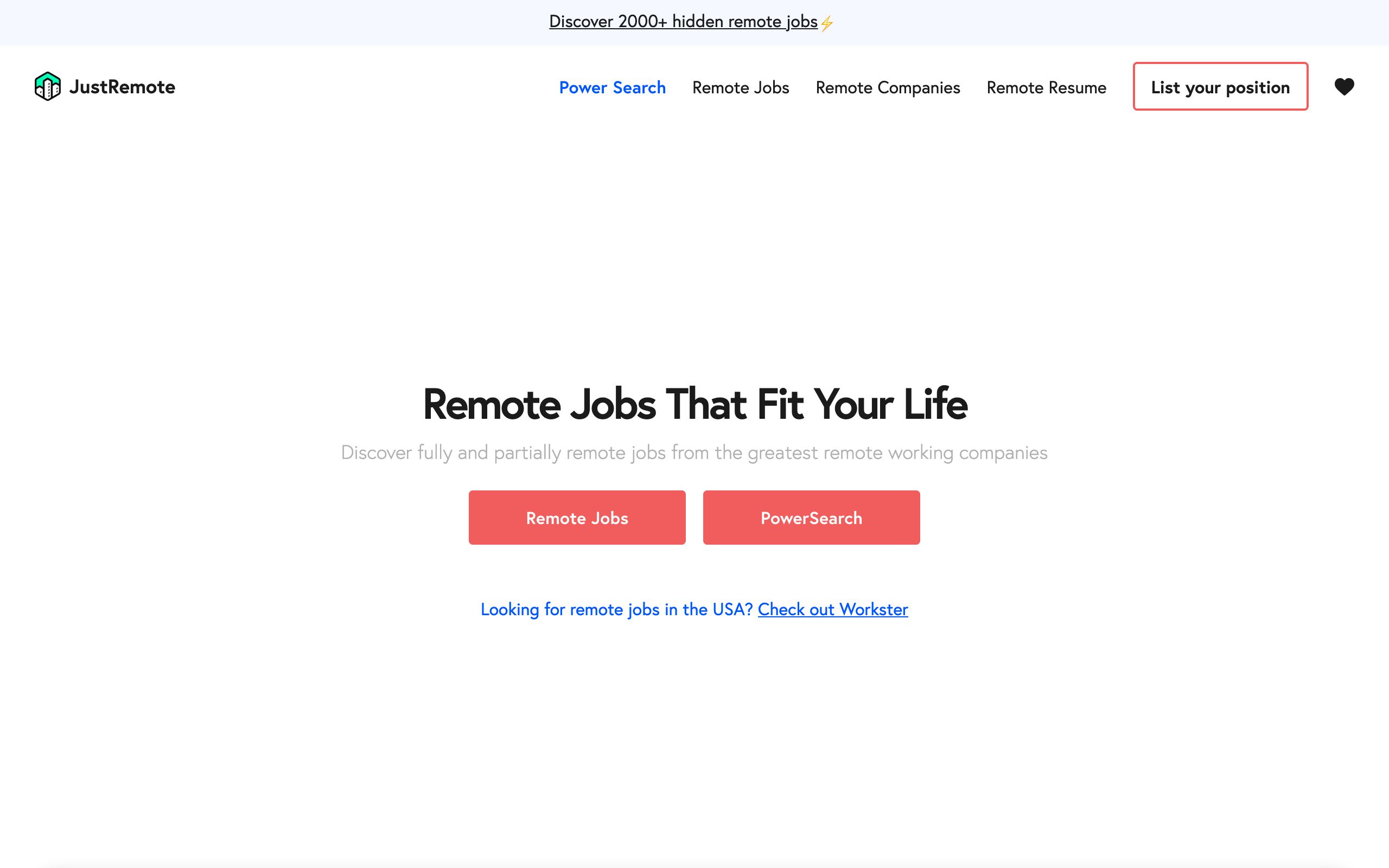 JustRemote screenshot