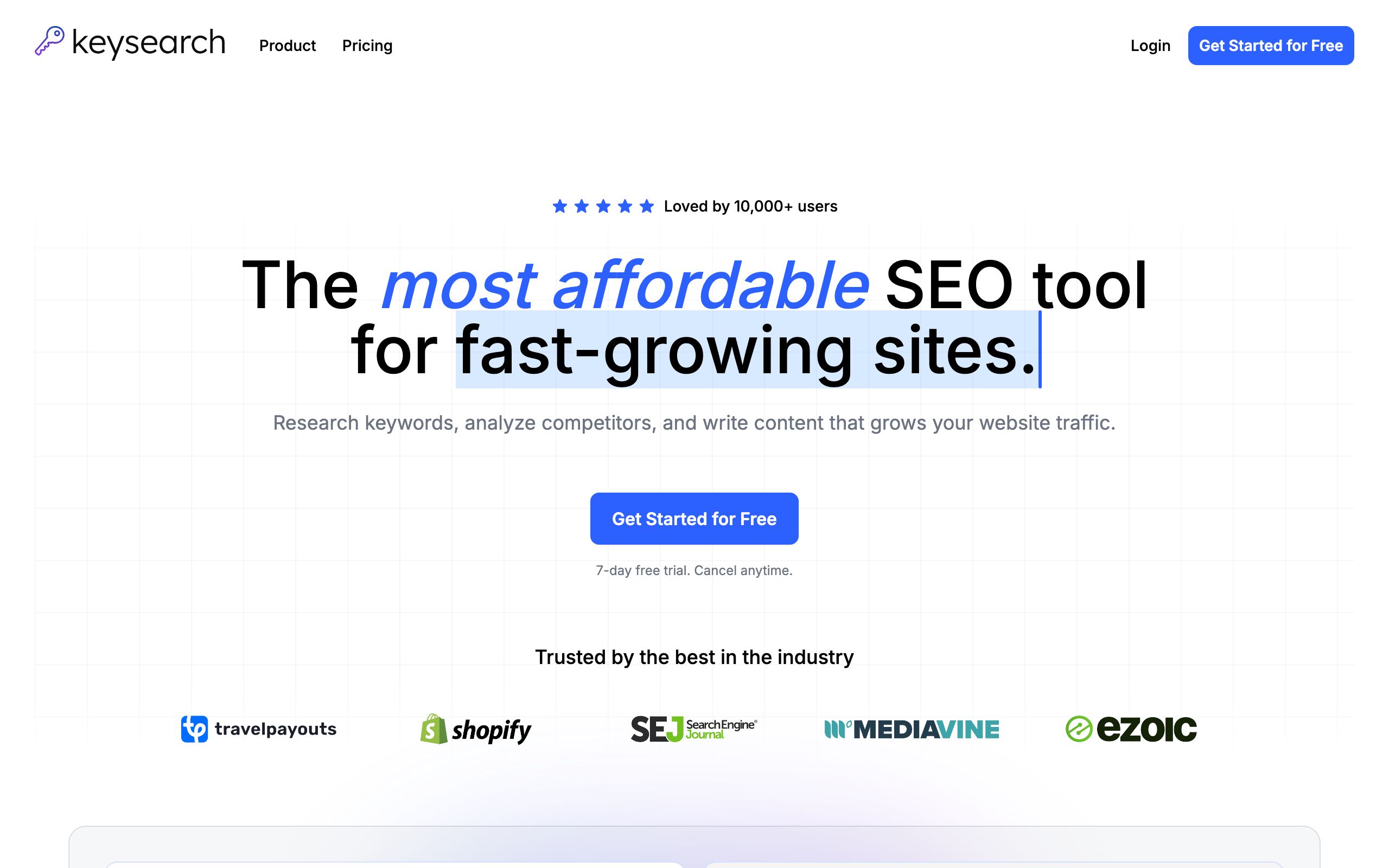 KeySearch screenshot