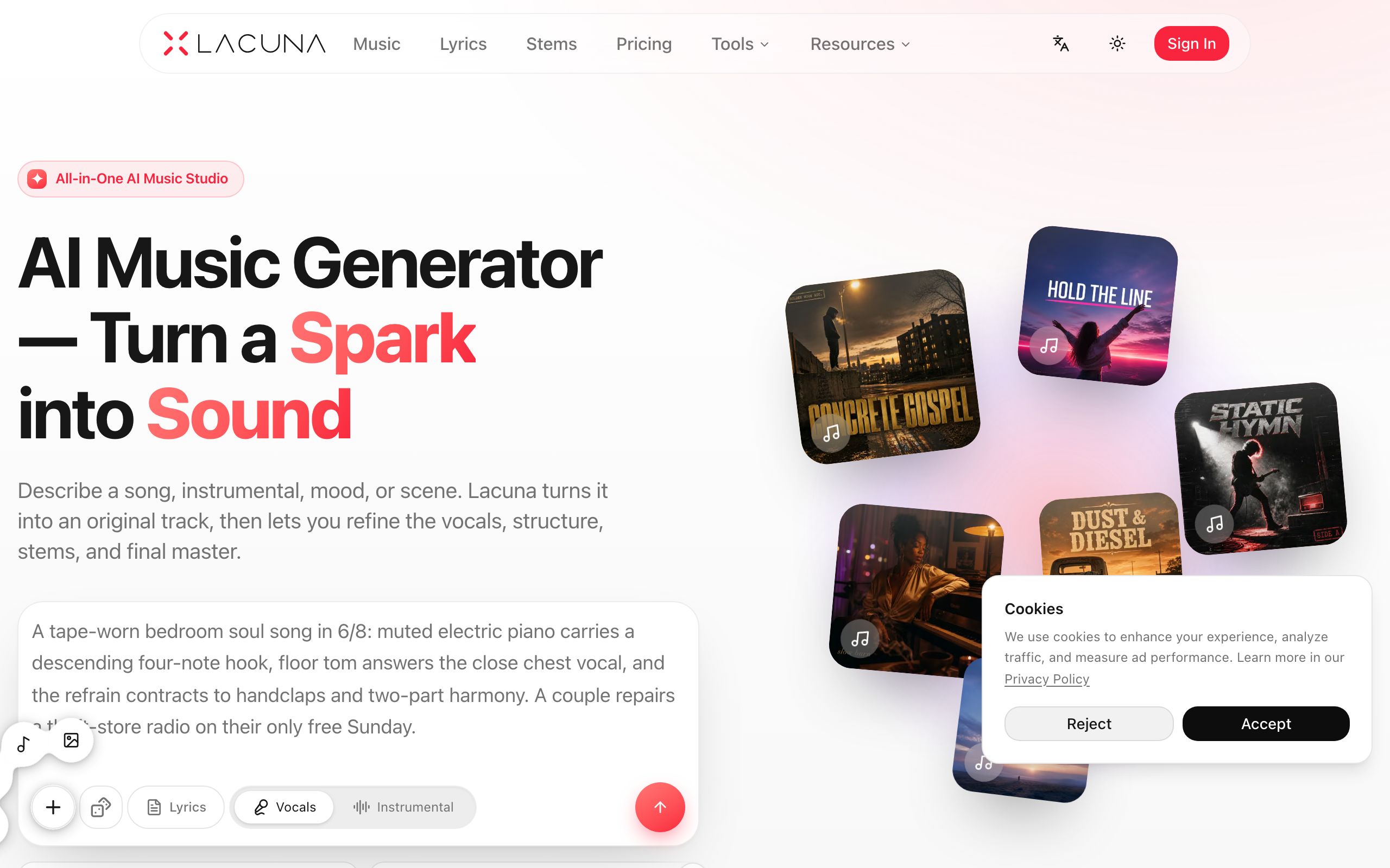 Lacuna screenshot