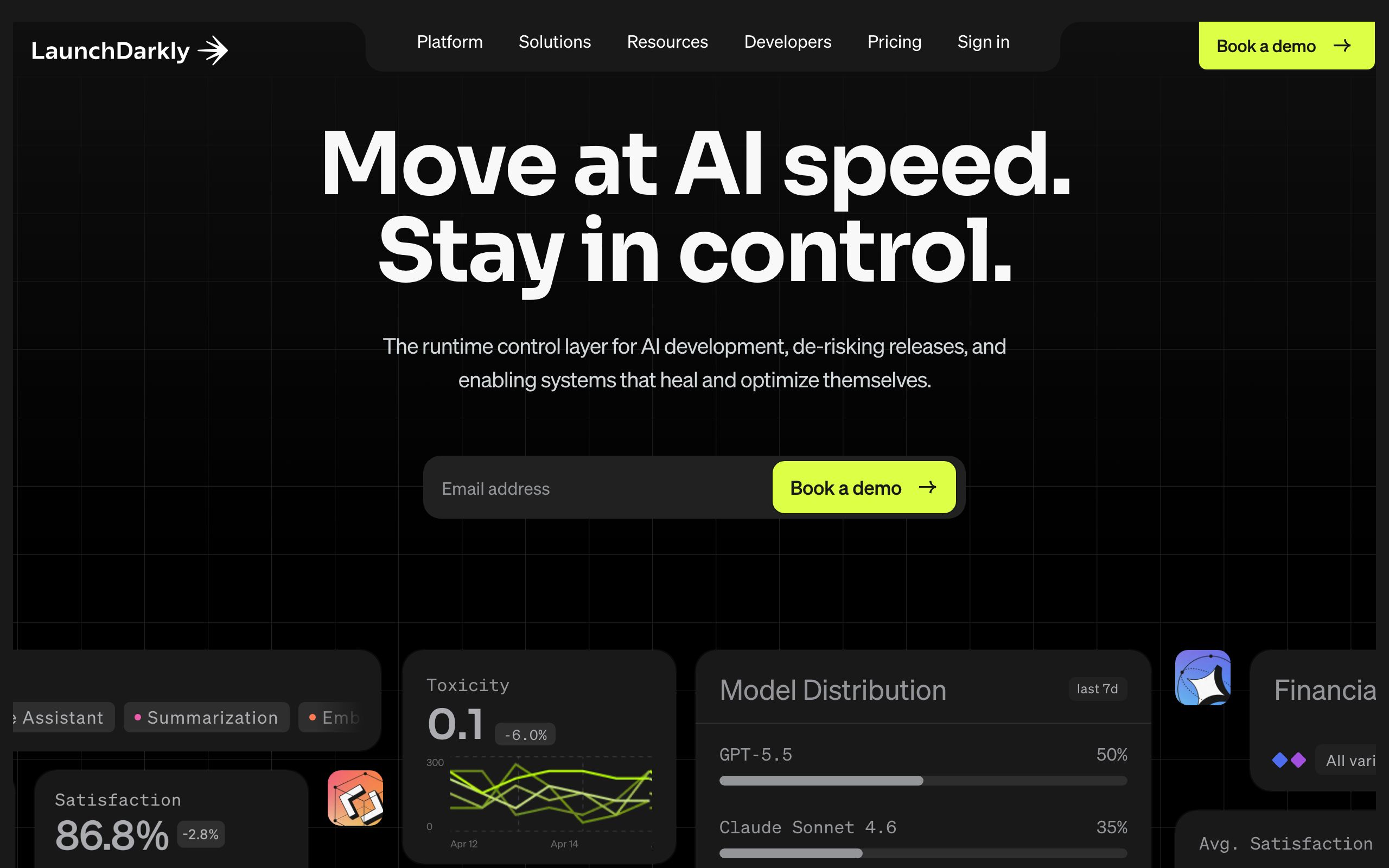 LaunchDarkly screenshot