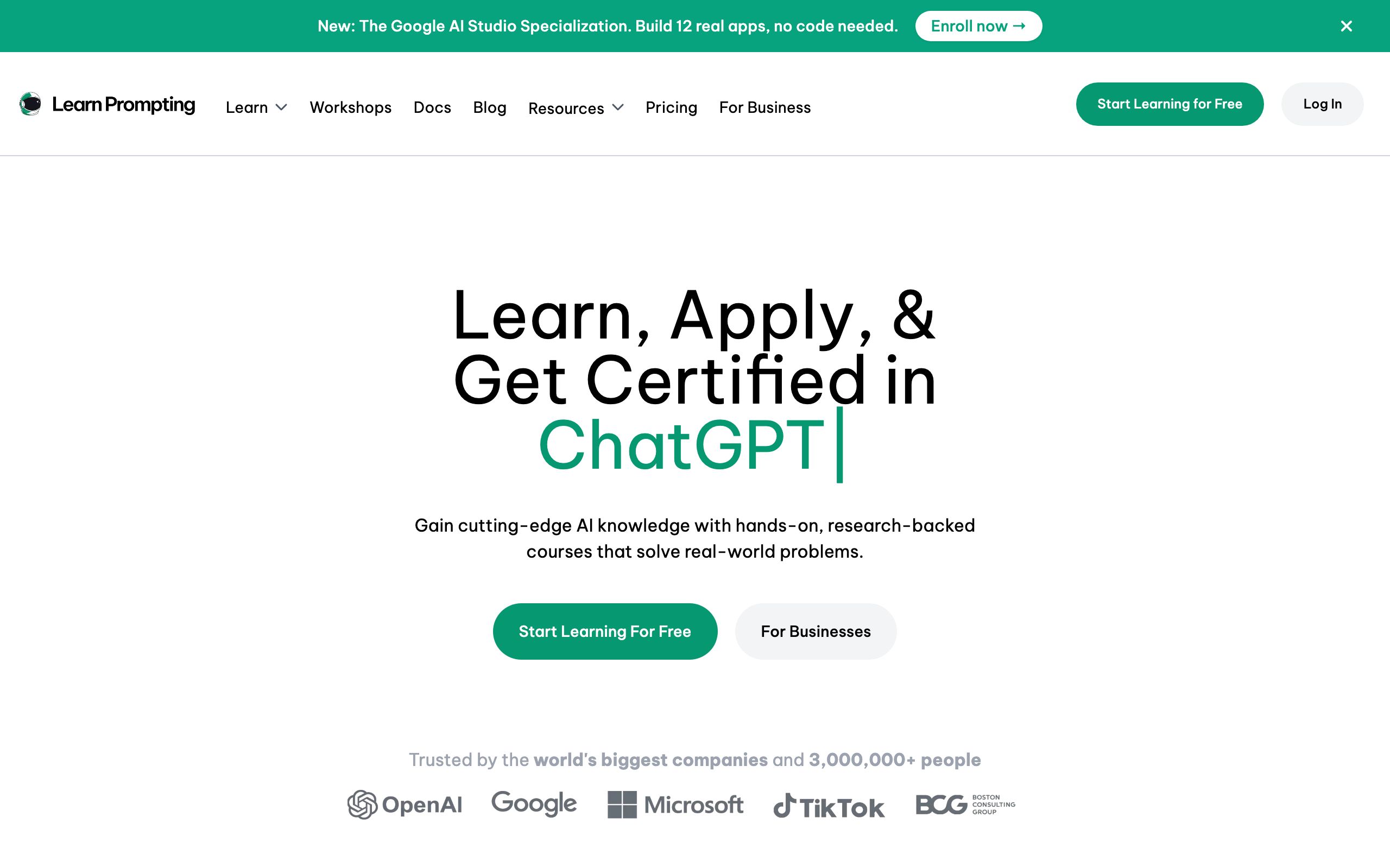 Learn Prompting screenshot