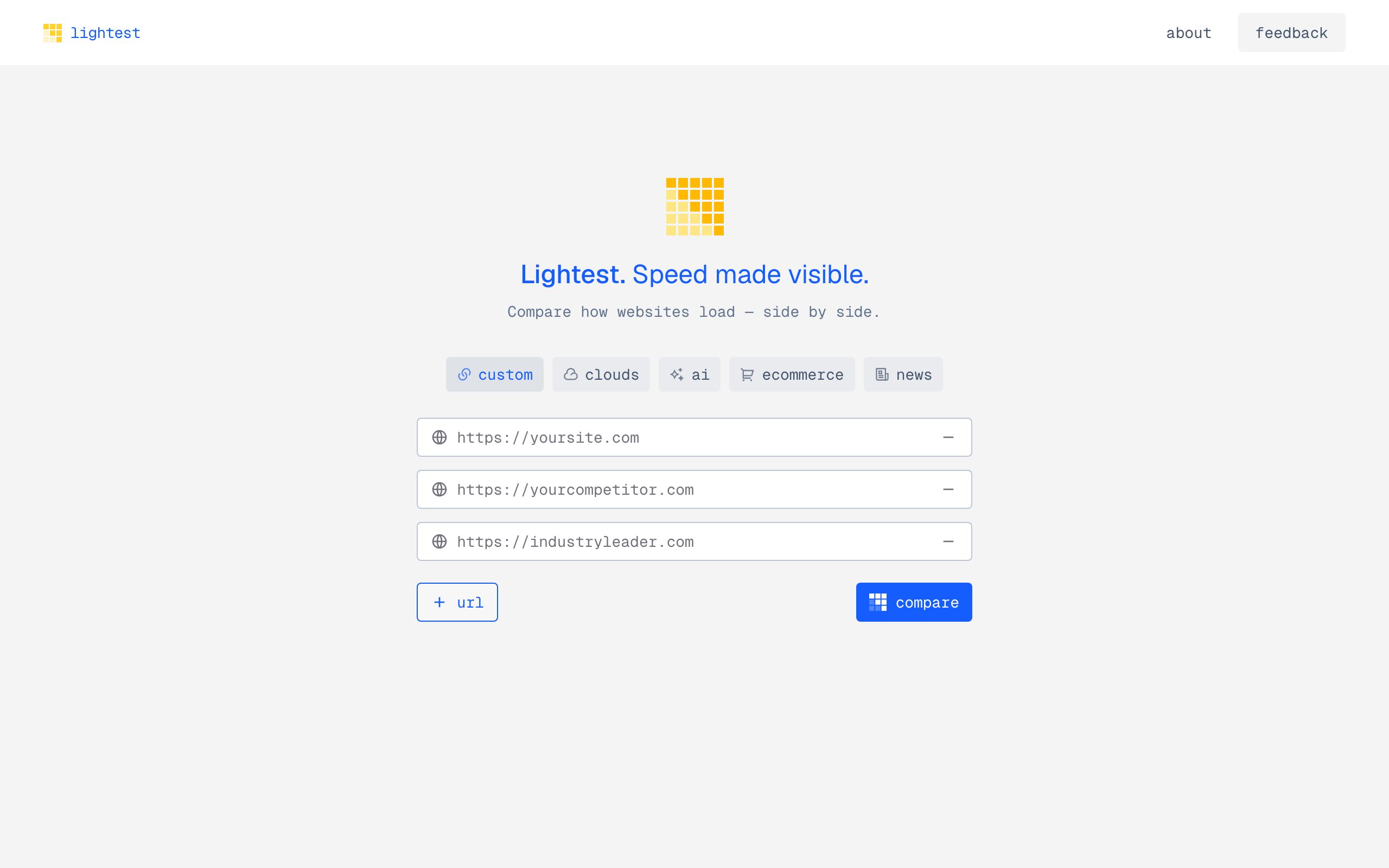 Lightest screenshot