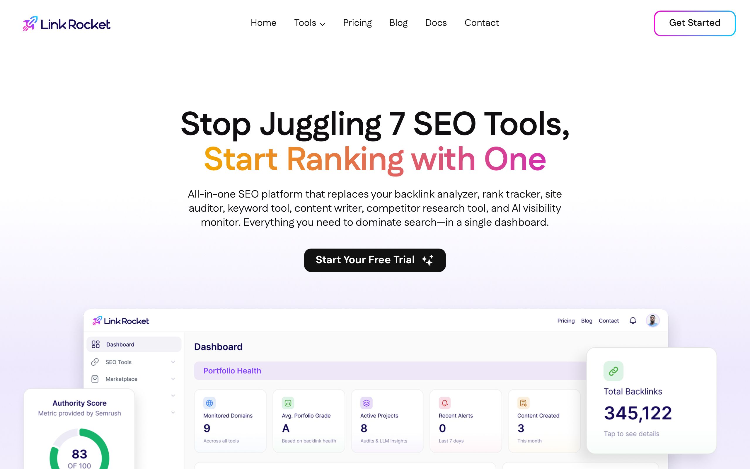 LinkRocket screenshot