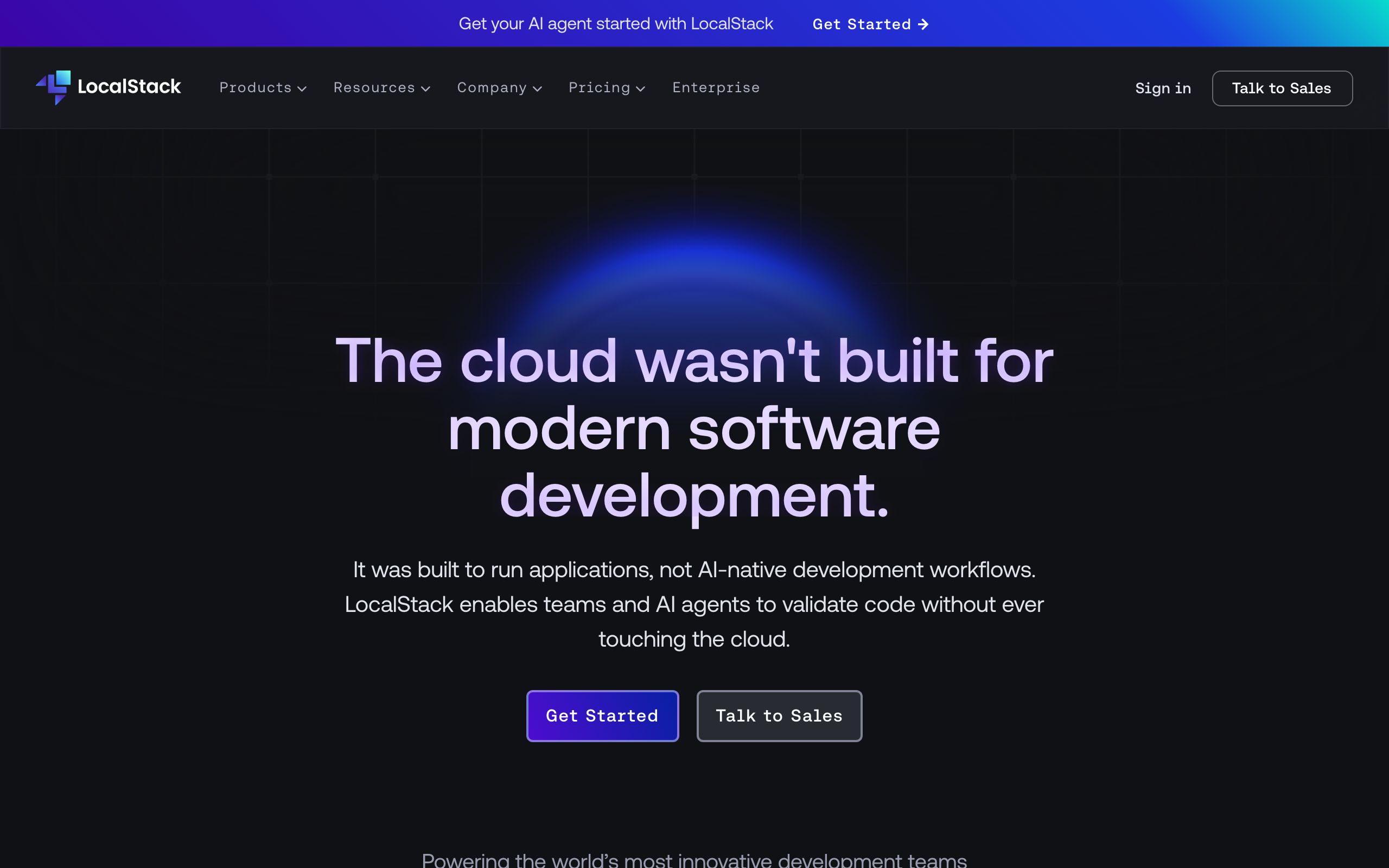 LocalStack screenshot