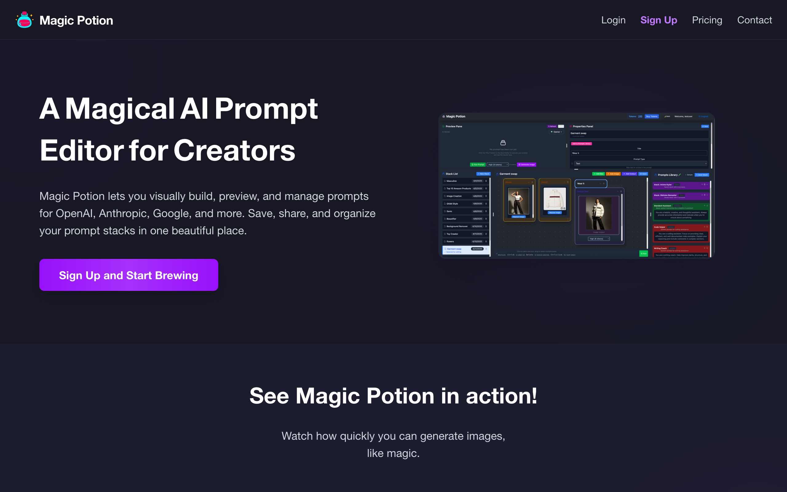 Magic Potion screenshot