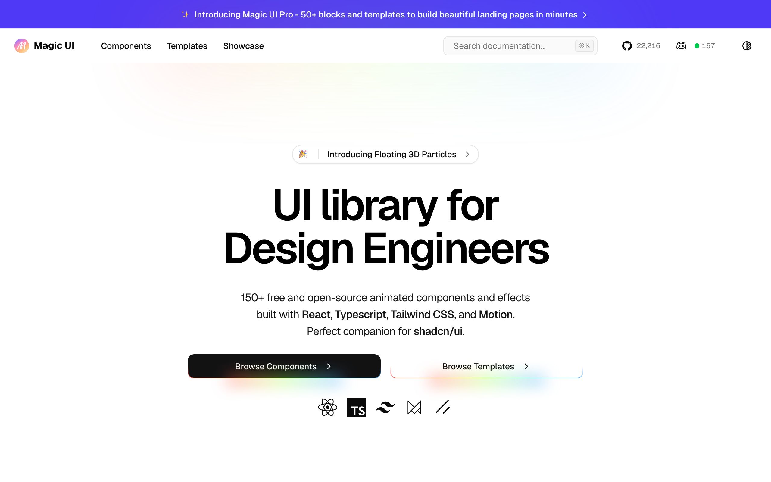 Magic UI screenshot