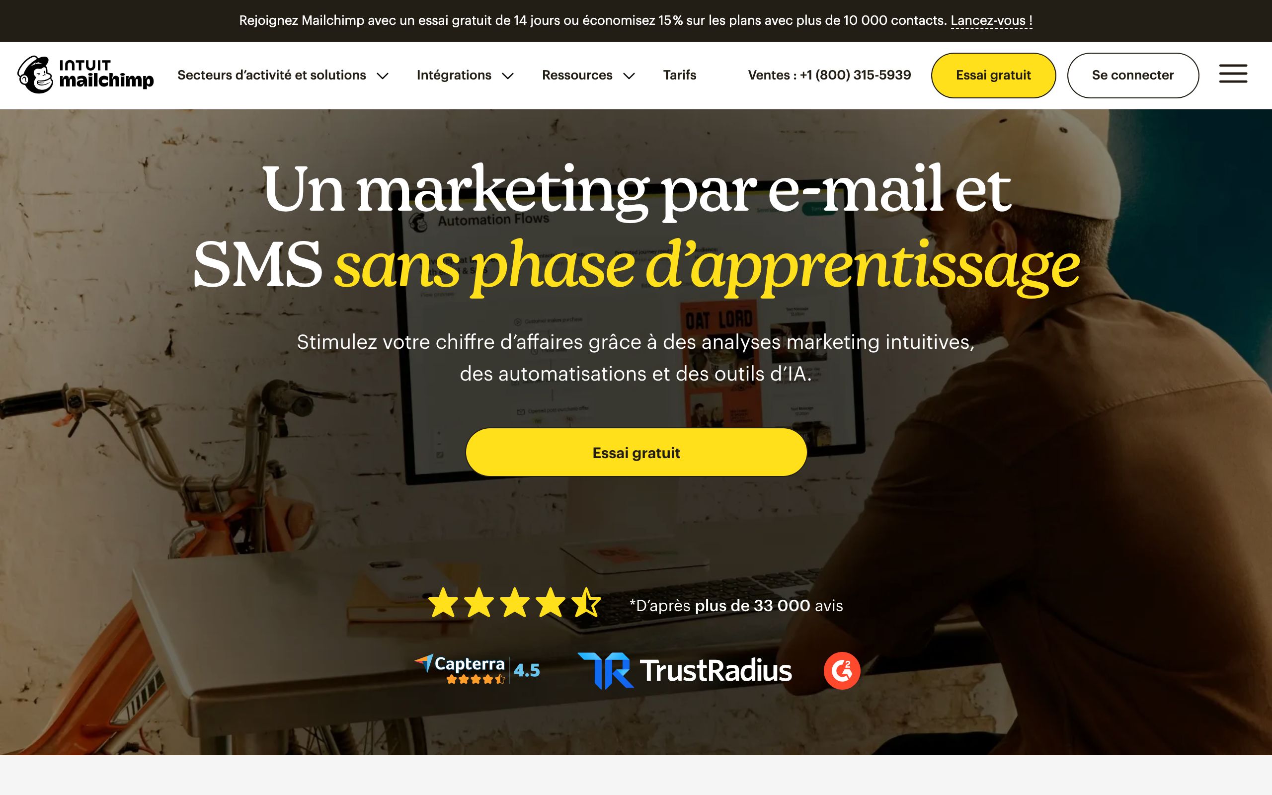 Mailchimp screenshot