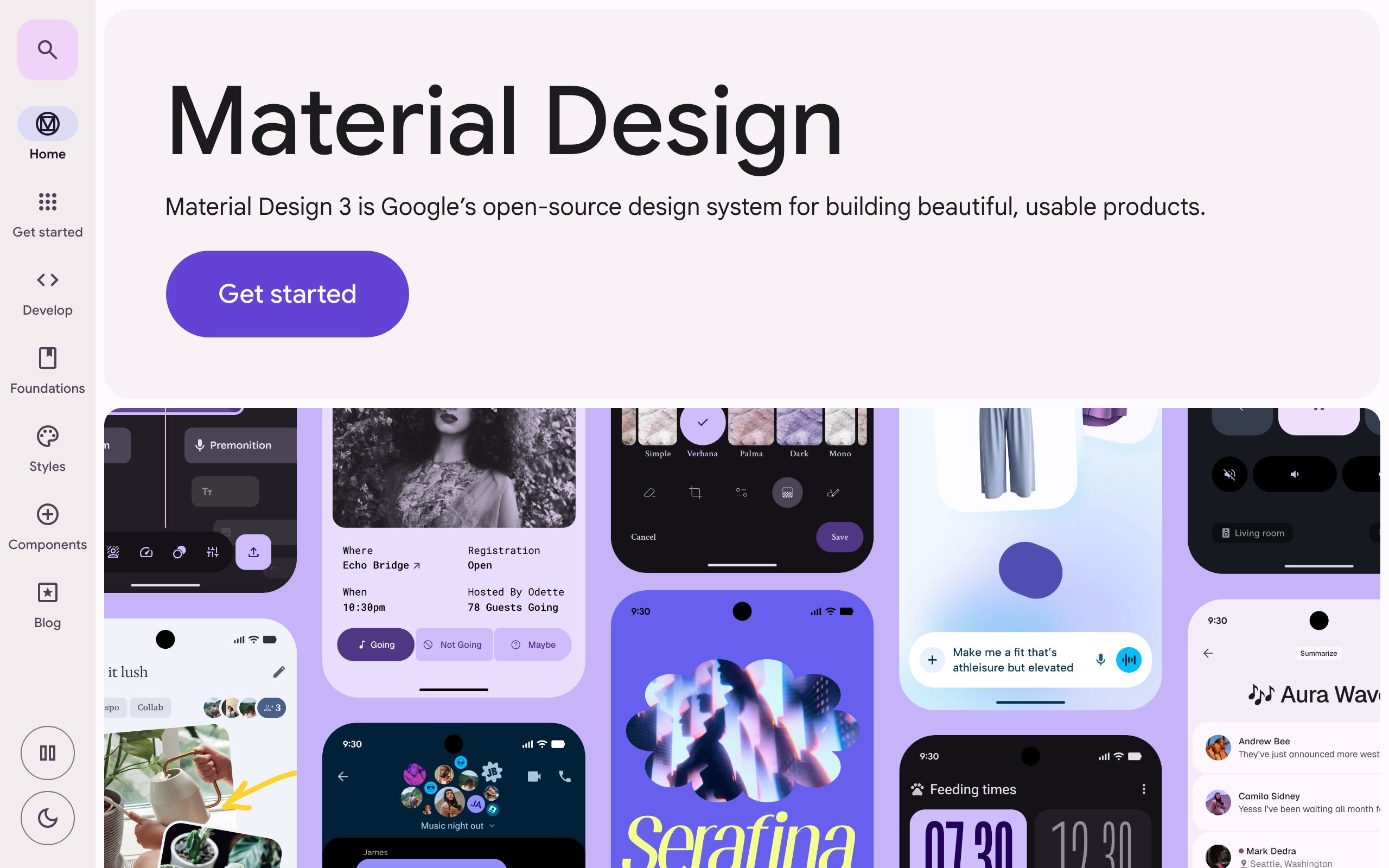 Material Design 3 screenshot
