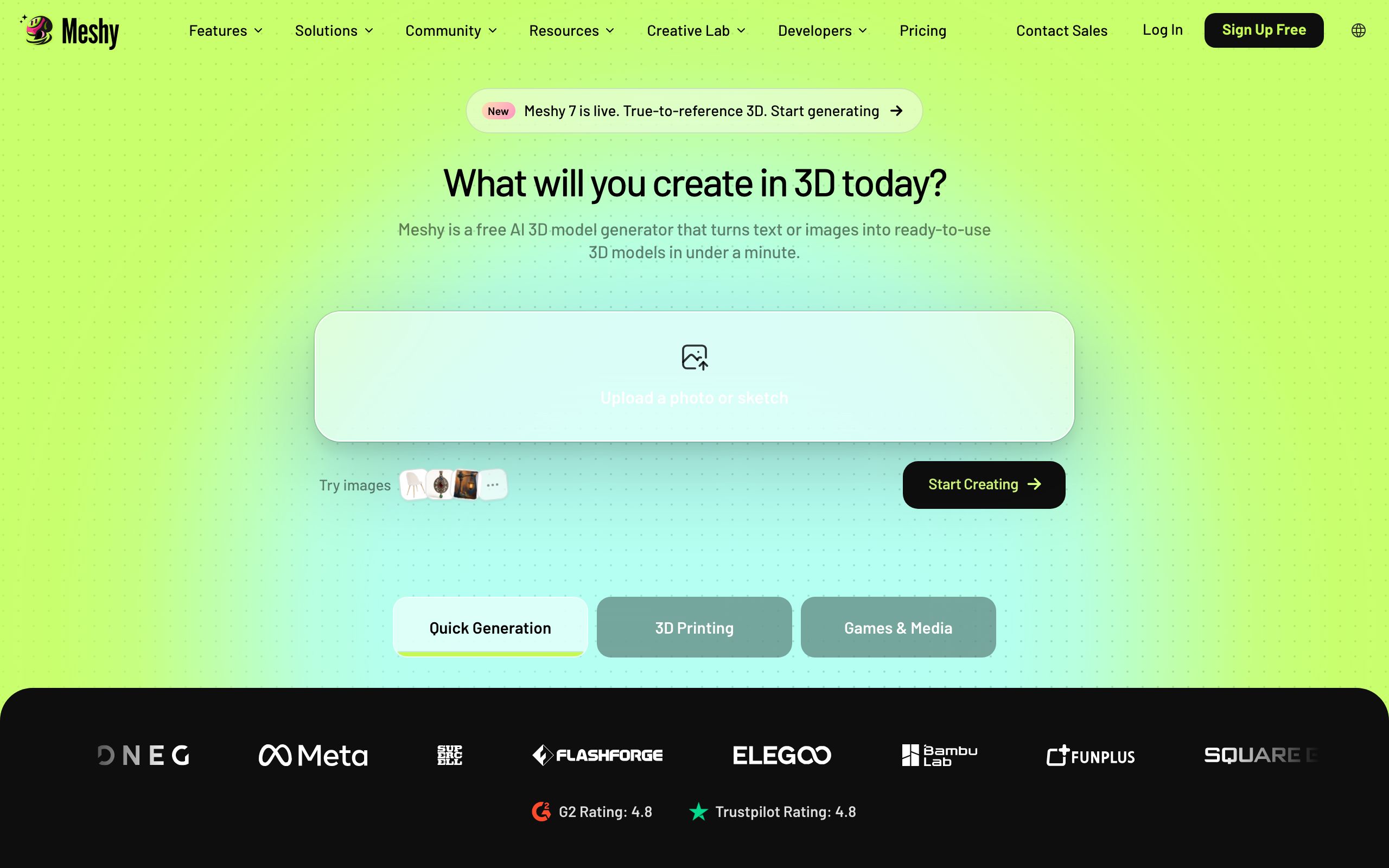 Meshy screenshot