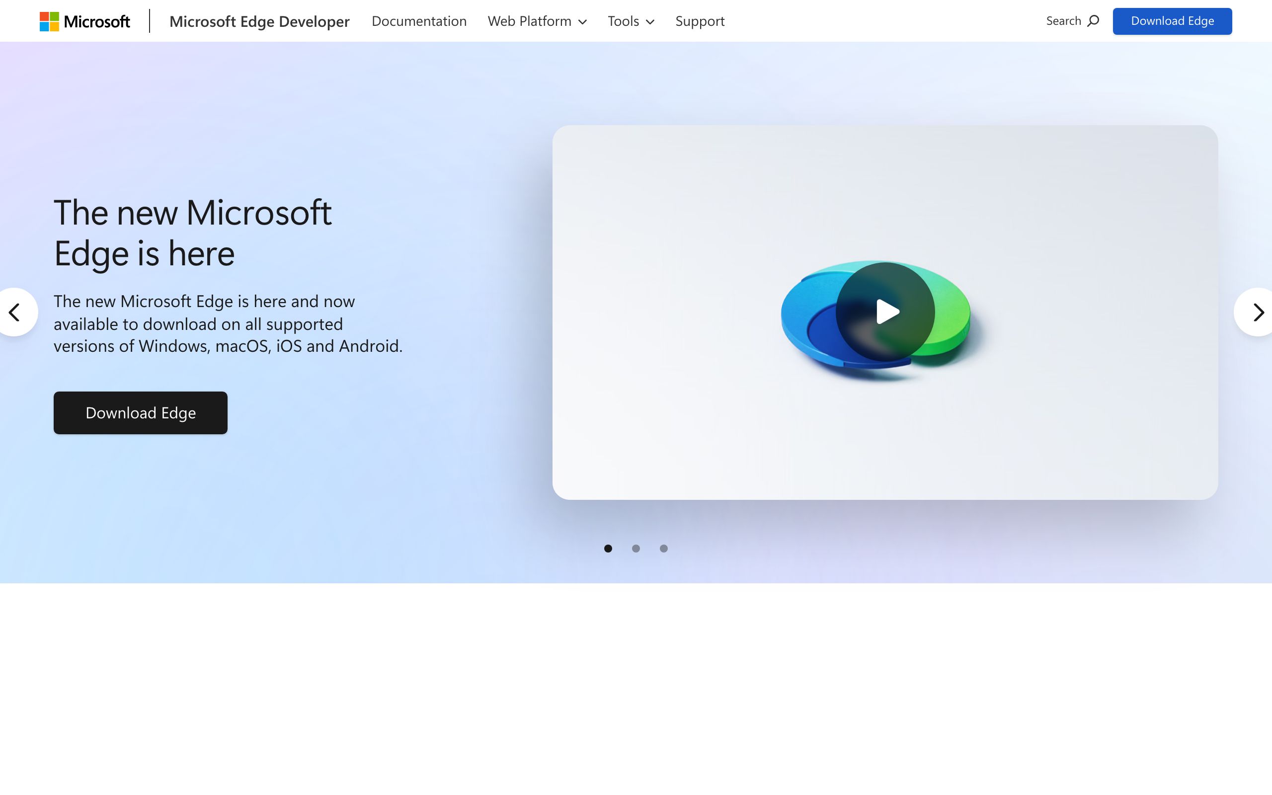 Microsoft Edge Developer screenshot