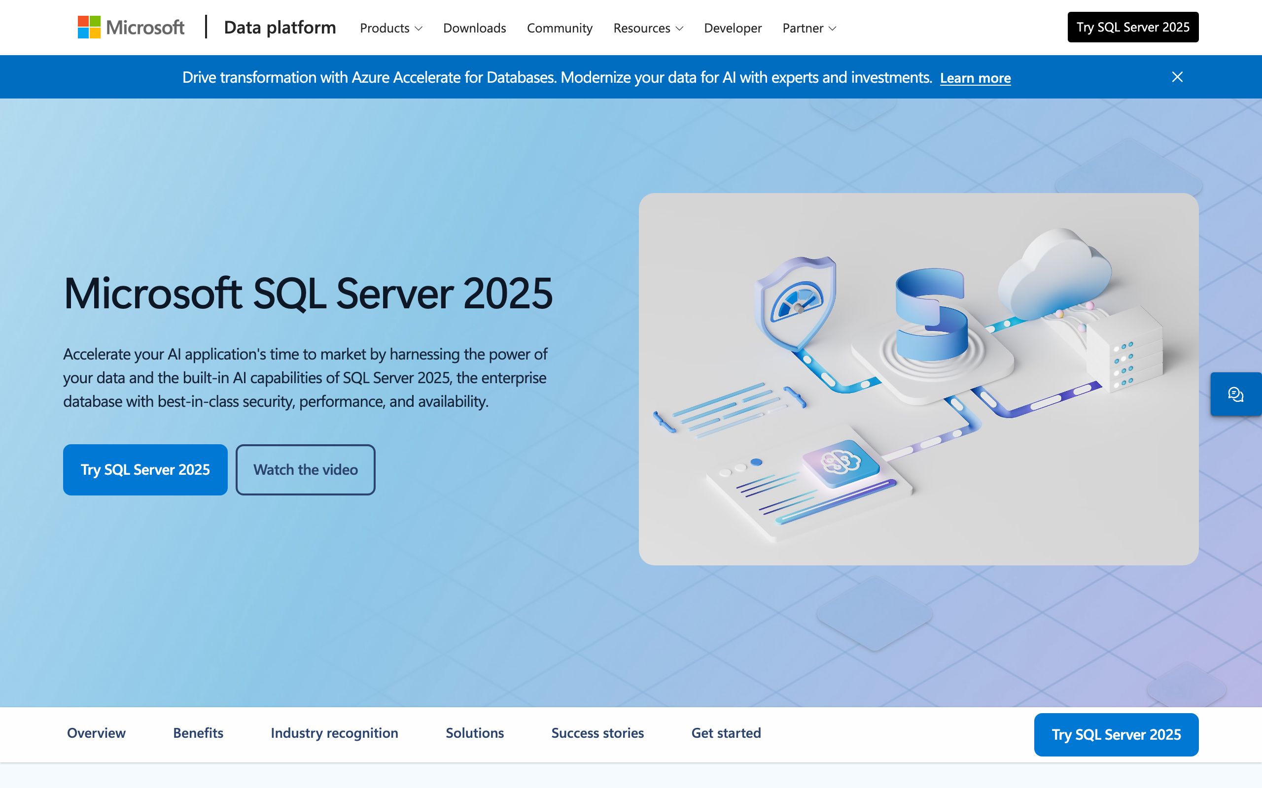 Microsoft SQL Server screenshot