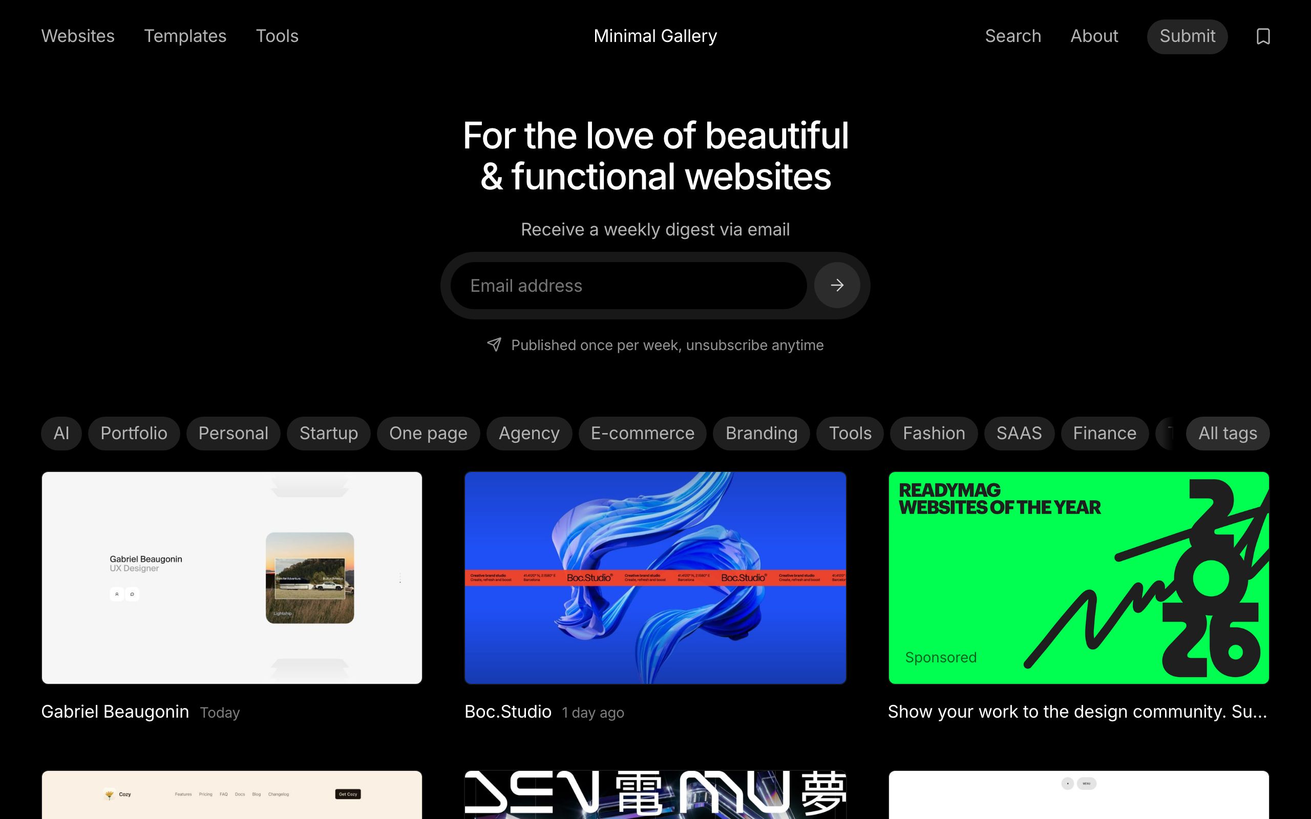 Minimal Gallery screenshot