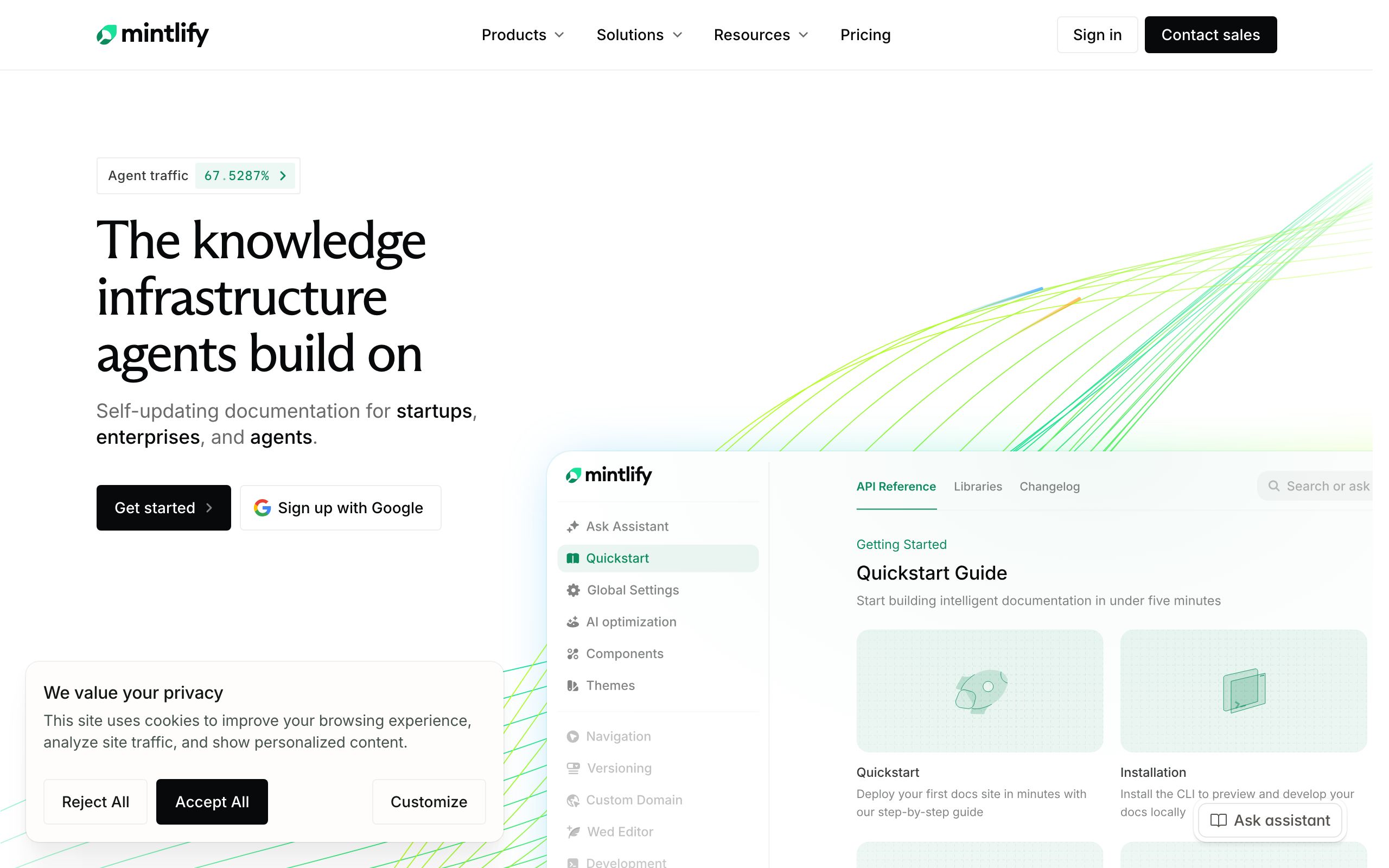 Mintlify screenshot