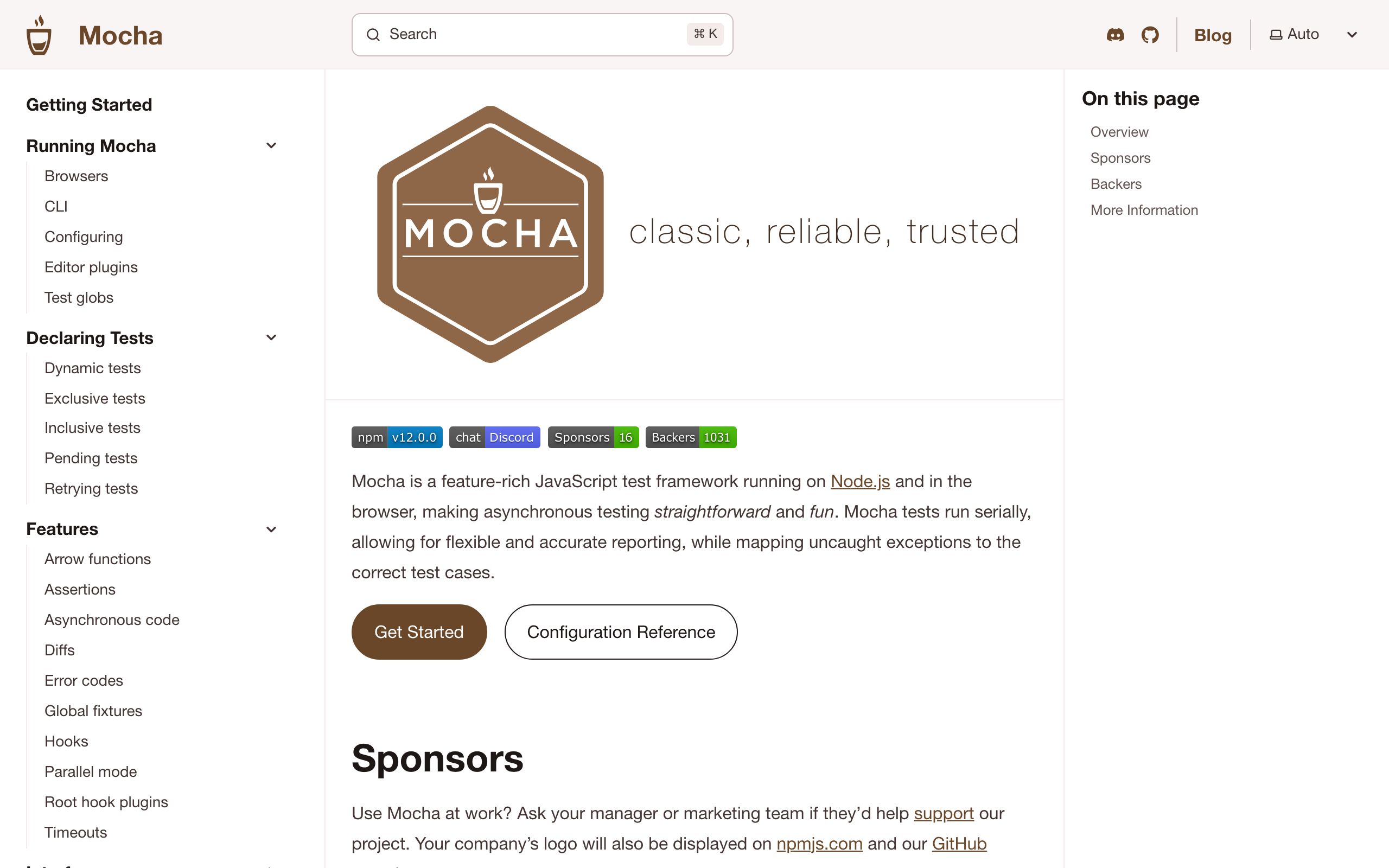 Mocha screenshot