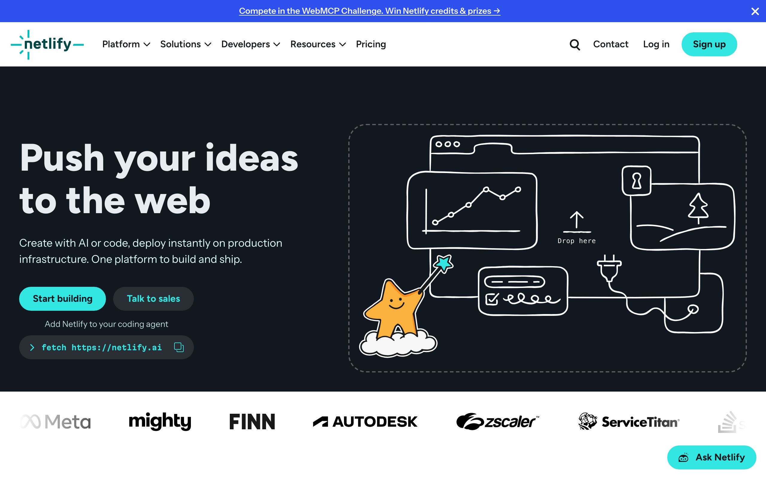 Netlify screenshot