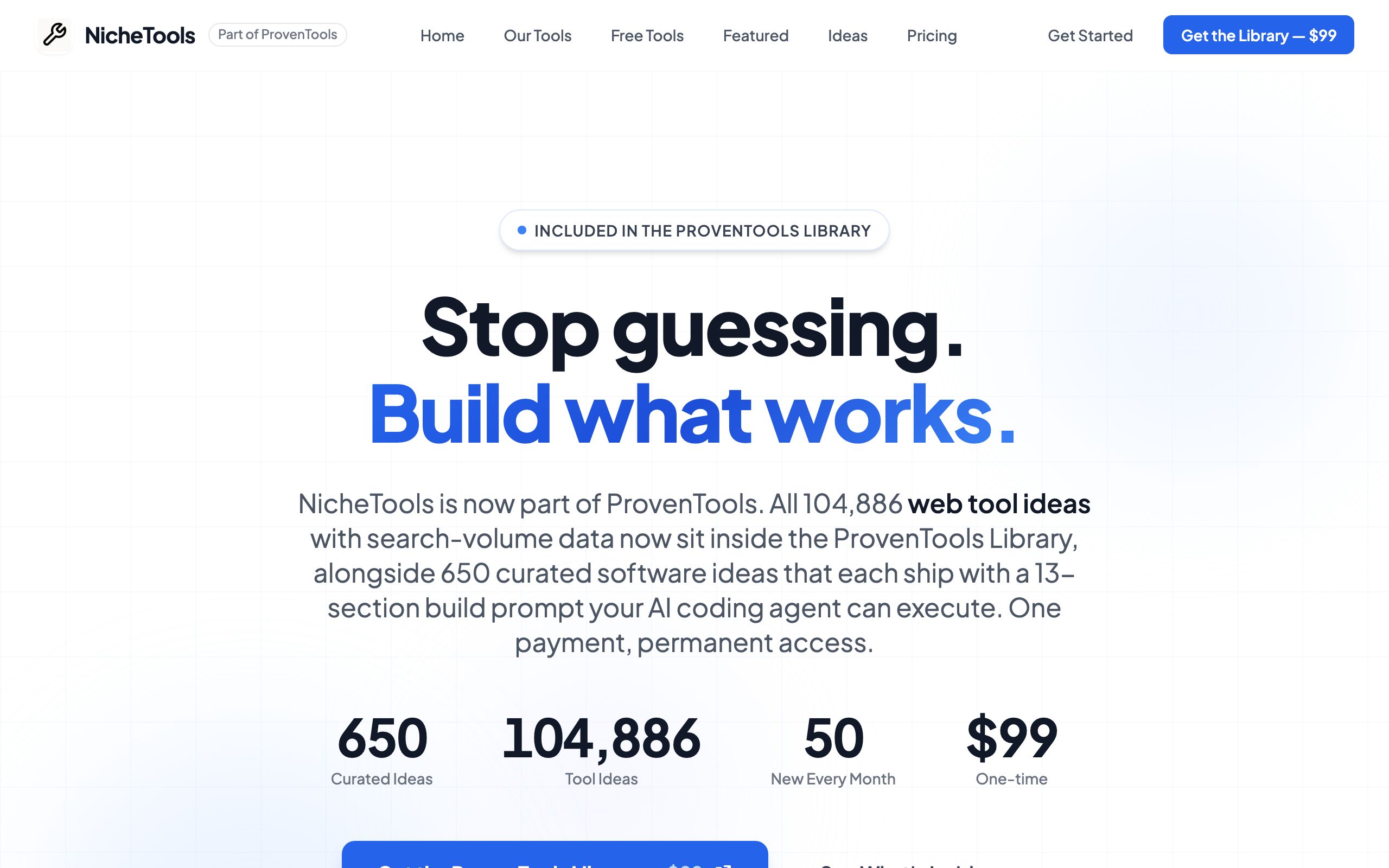 NicheTools screenshot