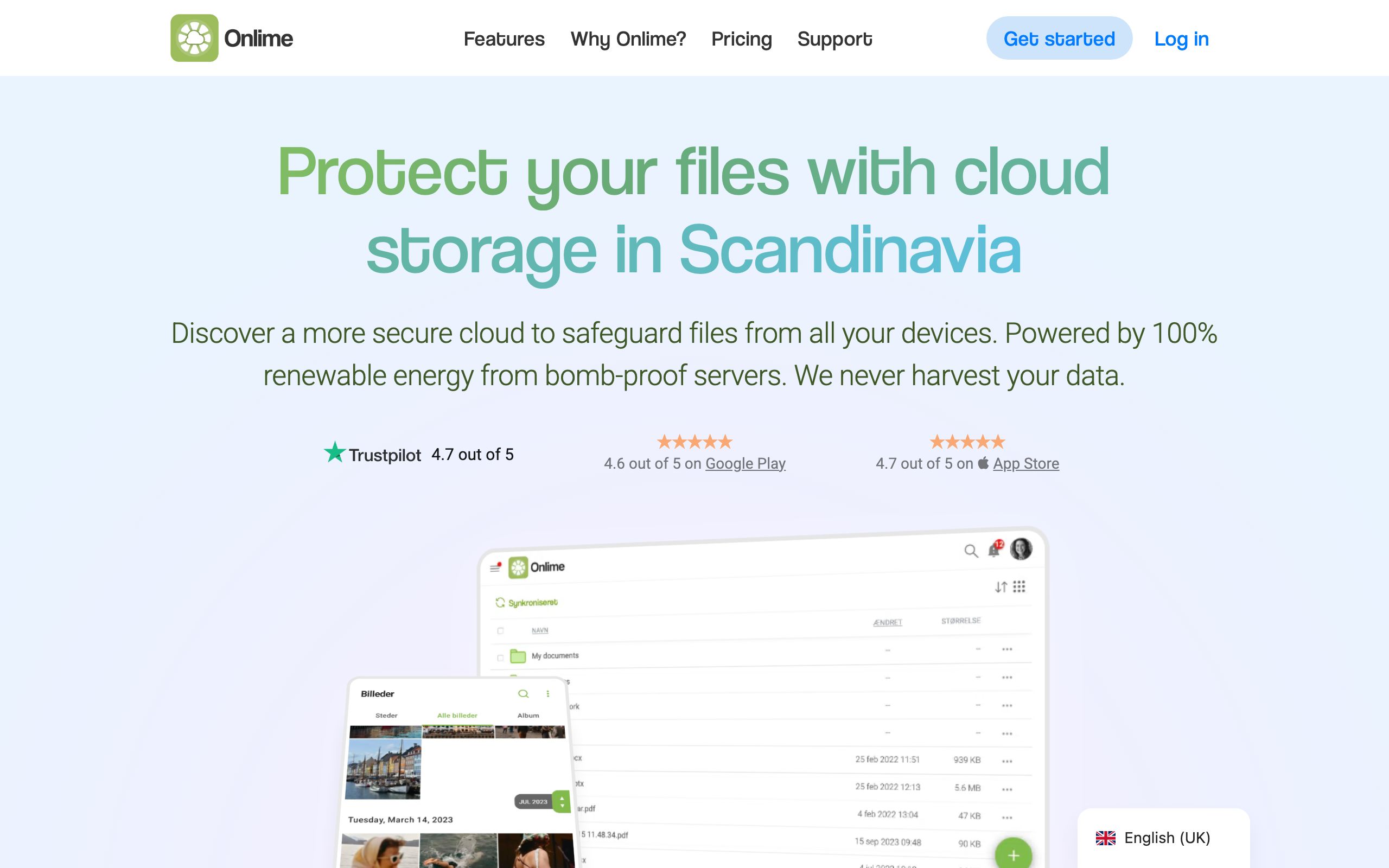 Onlime screenshot