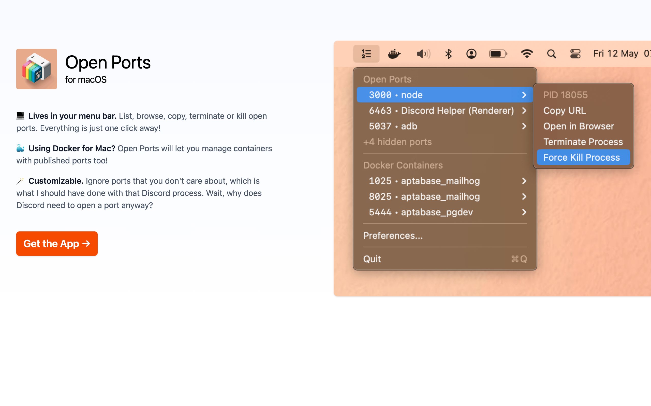Open Ports screenshot