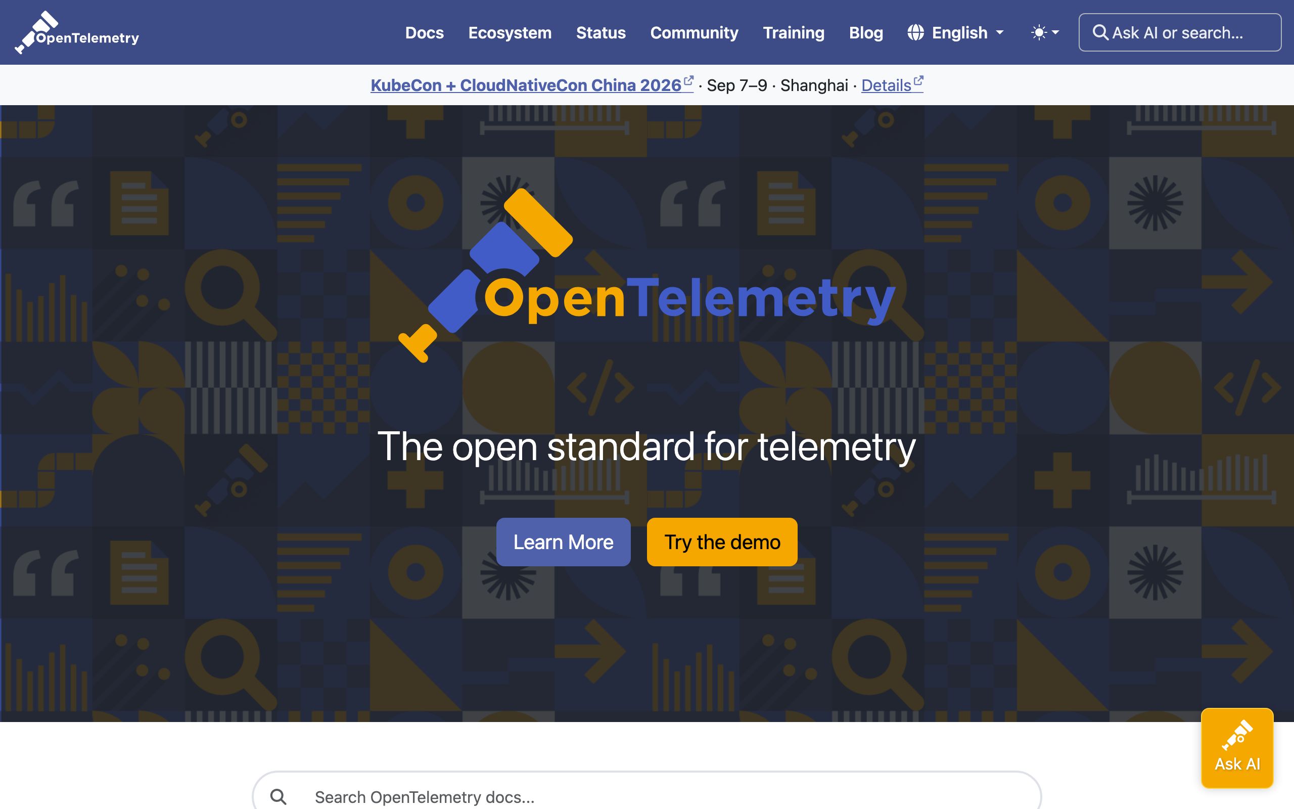 OpenTelemetry screenshot