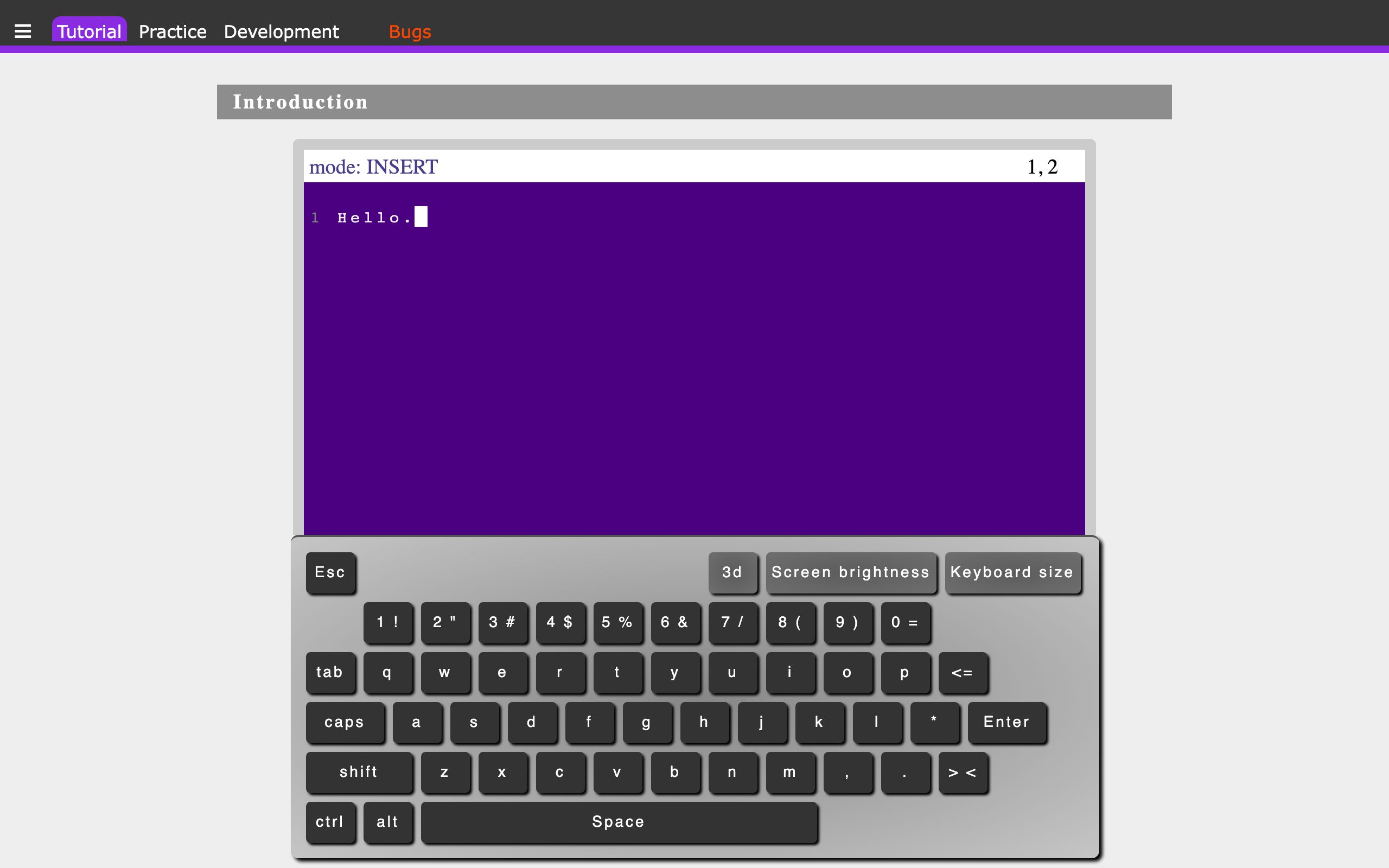 OpenVim screenshot