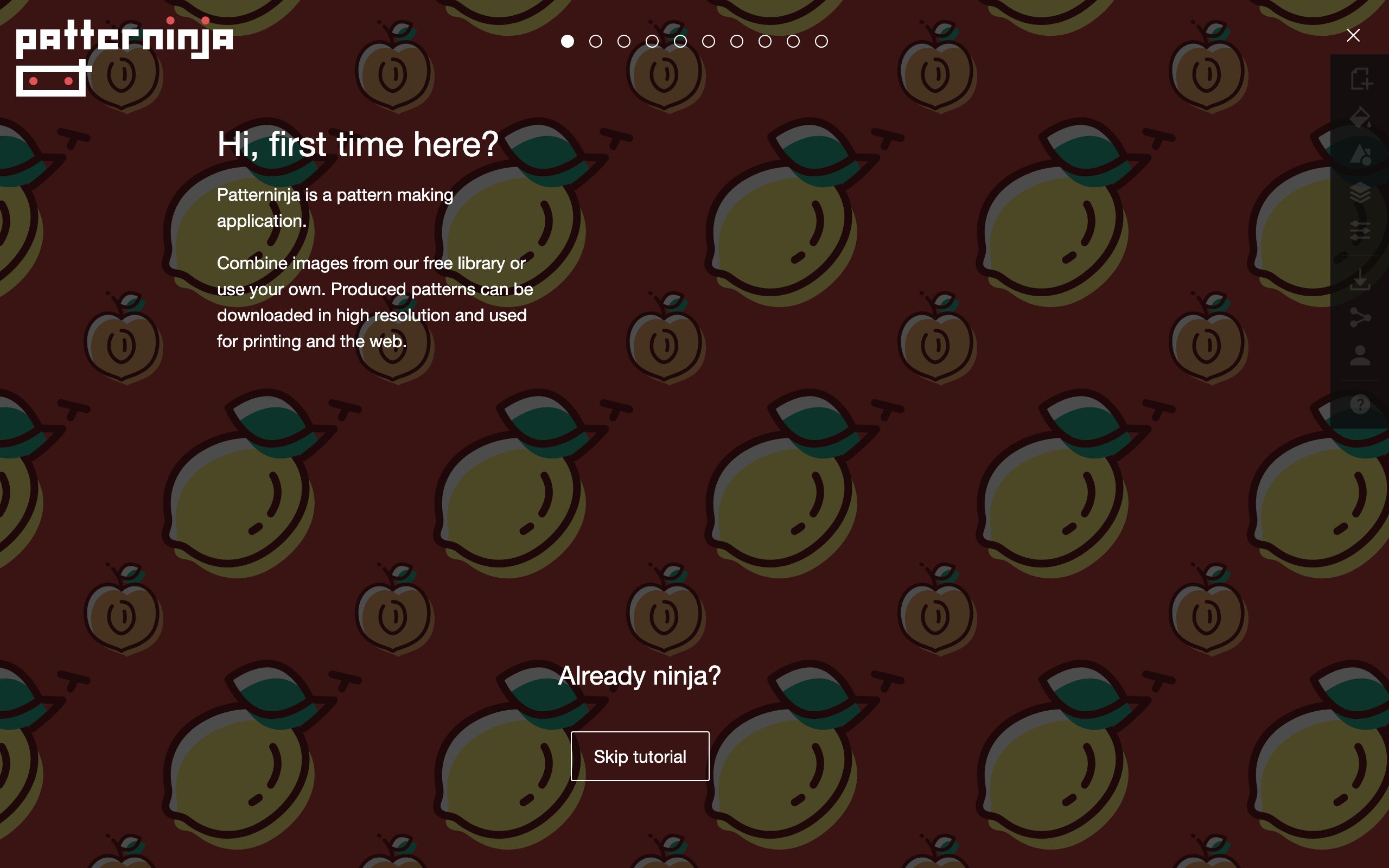 Patterninja screenshot