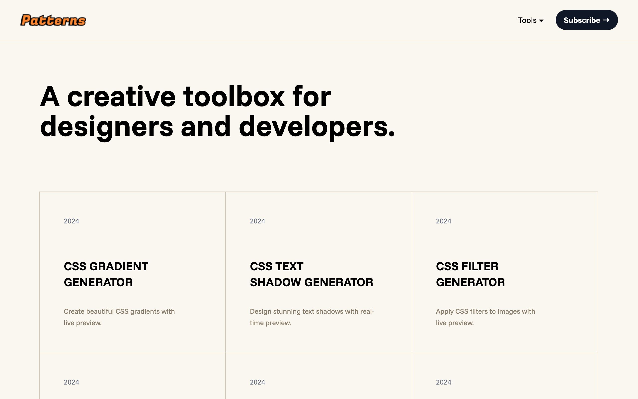 Patterns.page screenshot