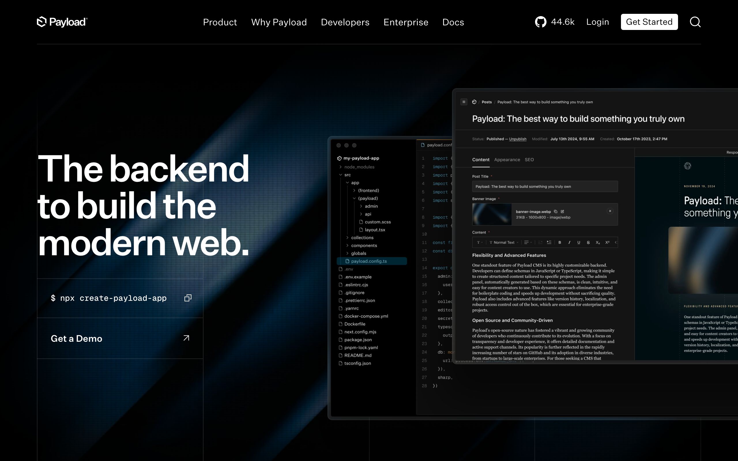 Payload screenshot