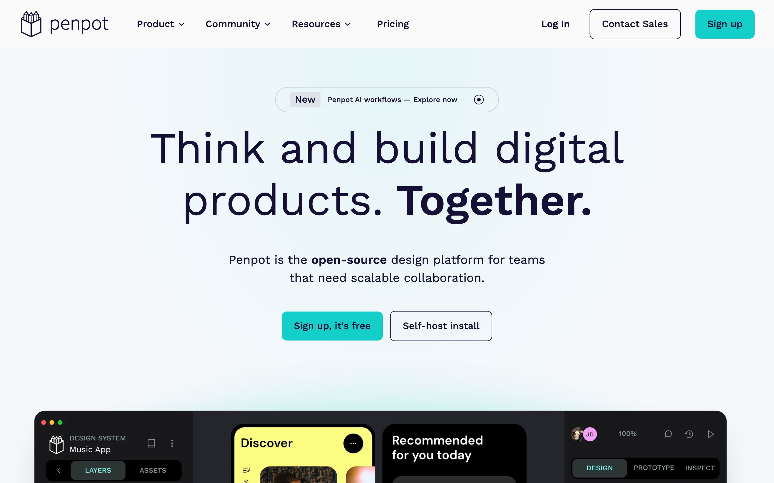 Penpot screenshot