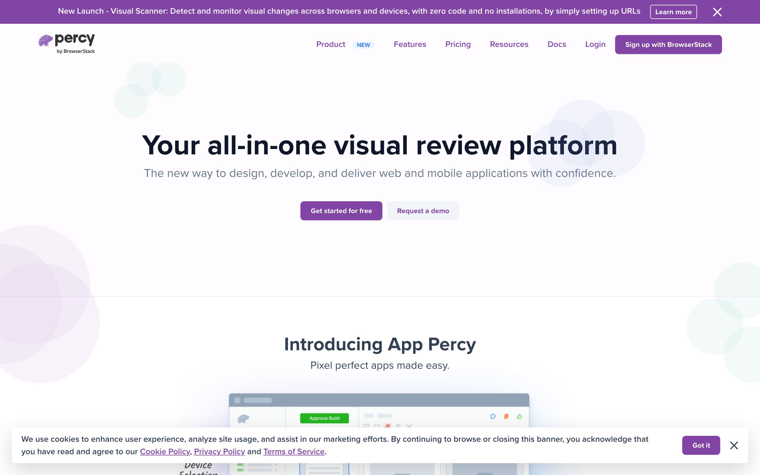 Percy screenshot