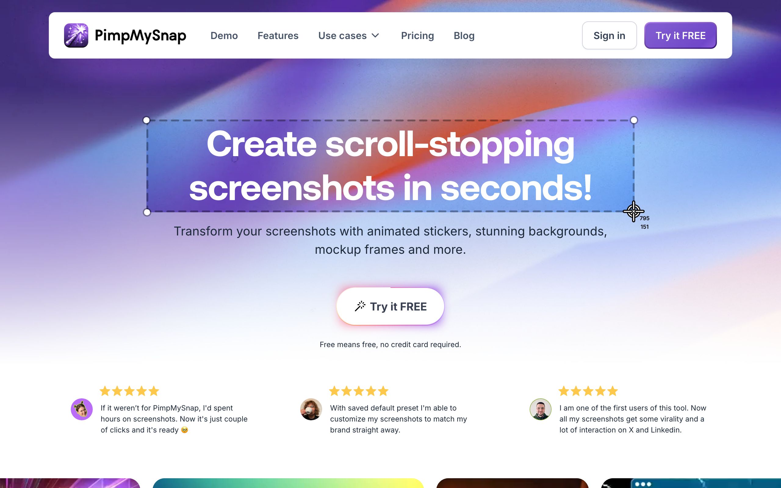 PimpMySnap screenshot