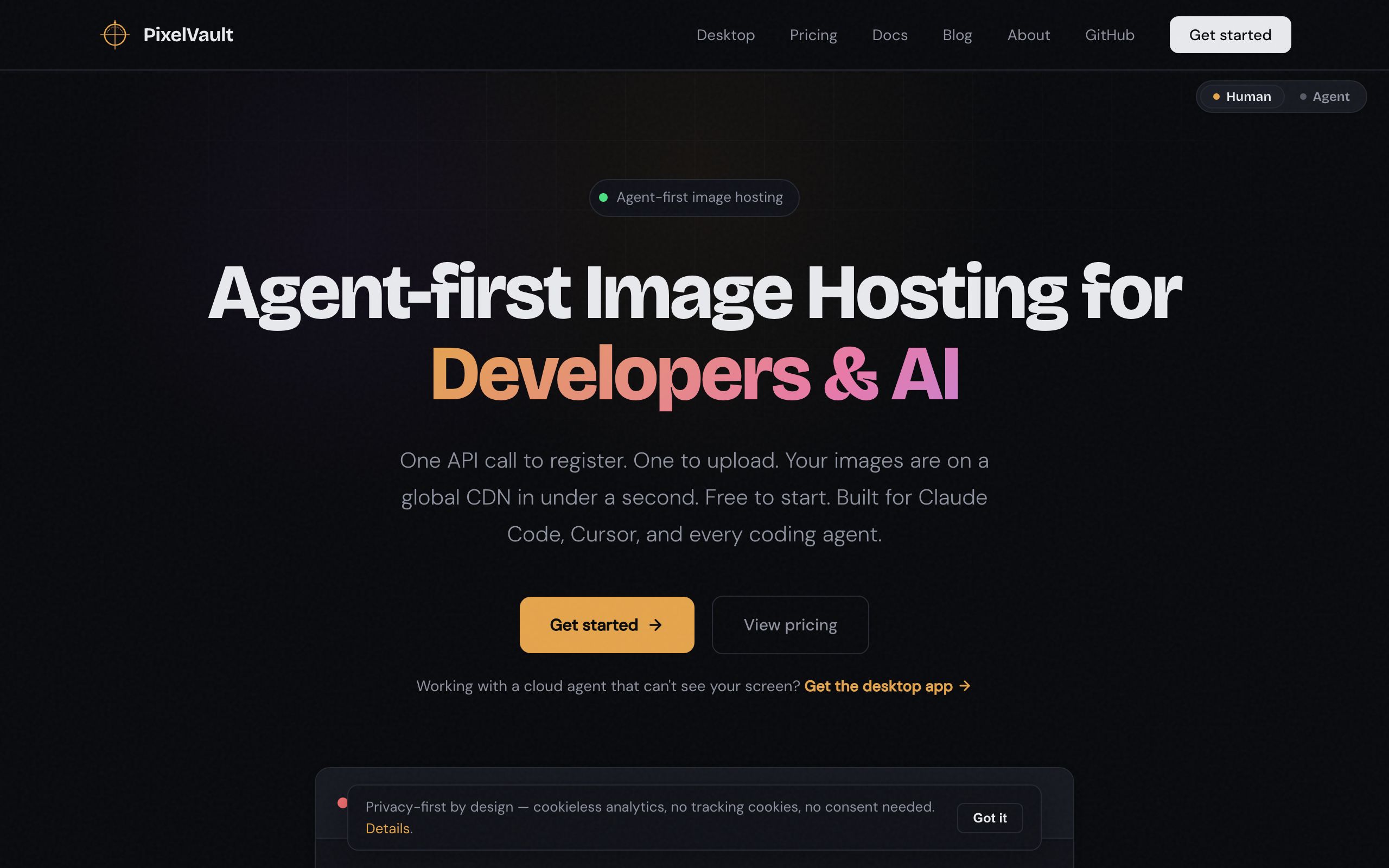 PixelVault screenshot