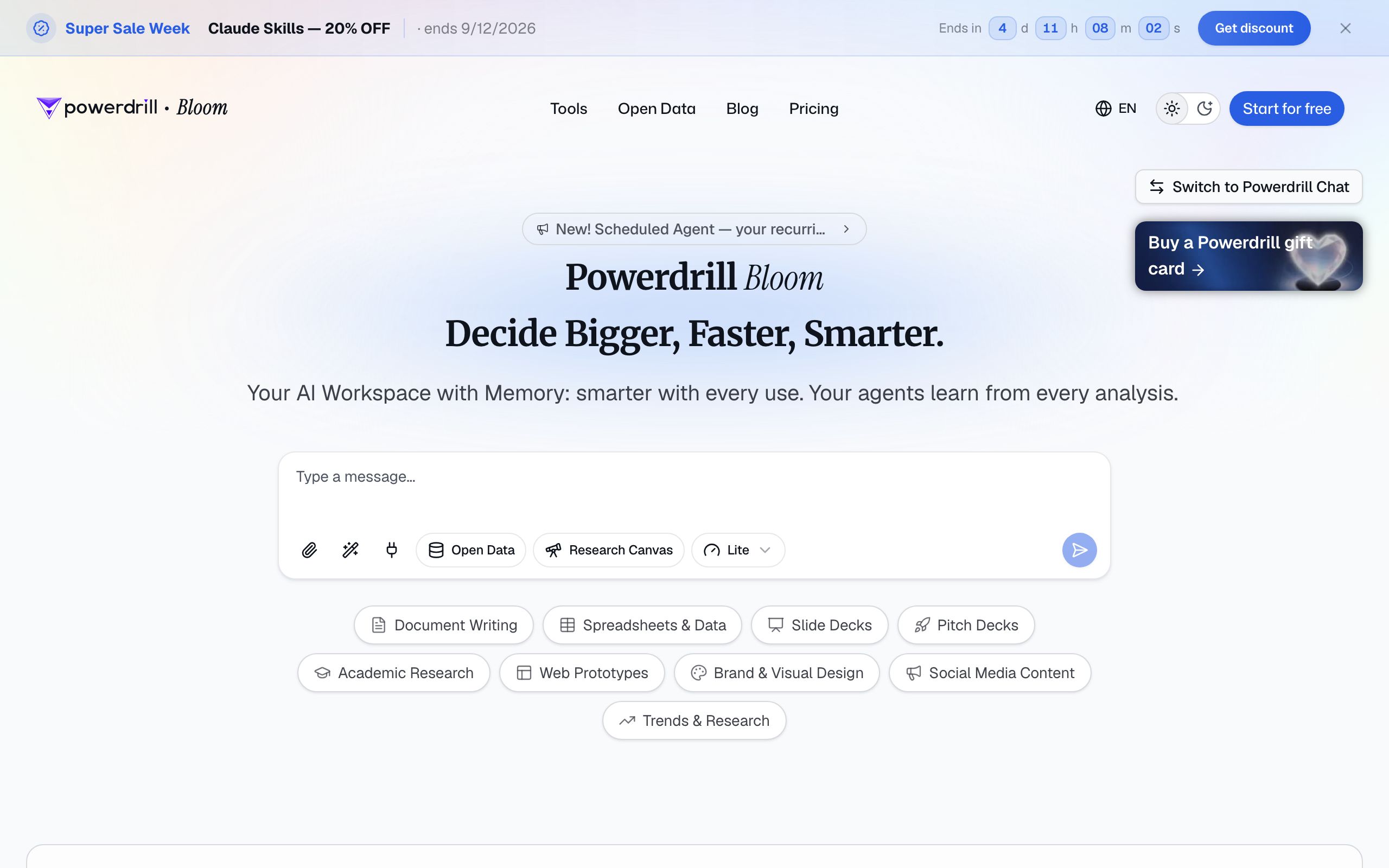 Powerdrill Bloom screenshot