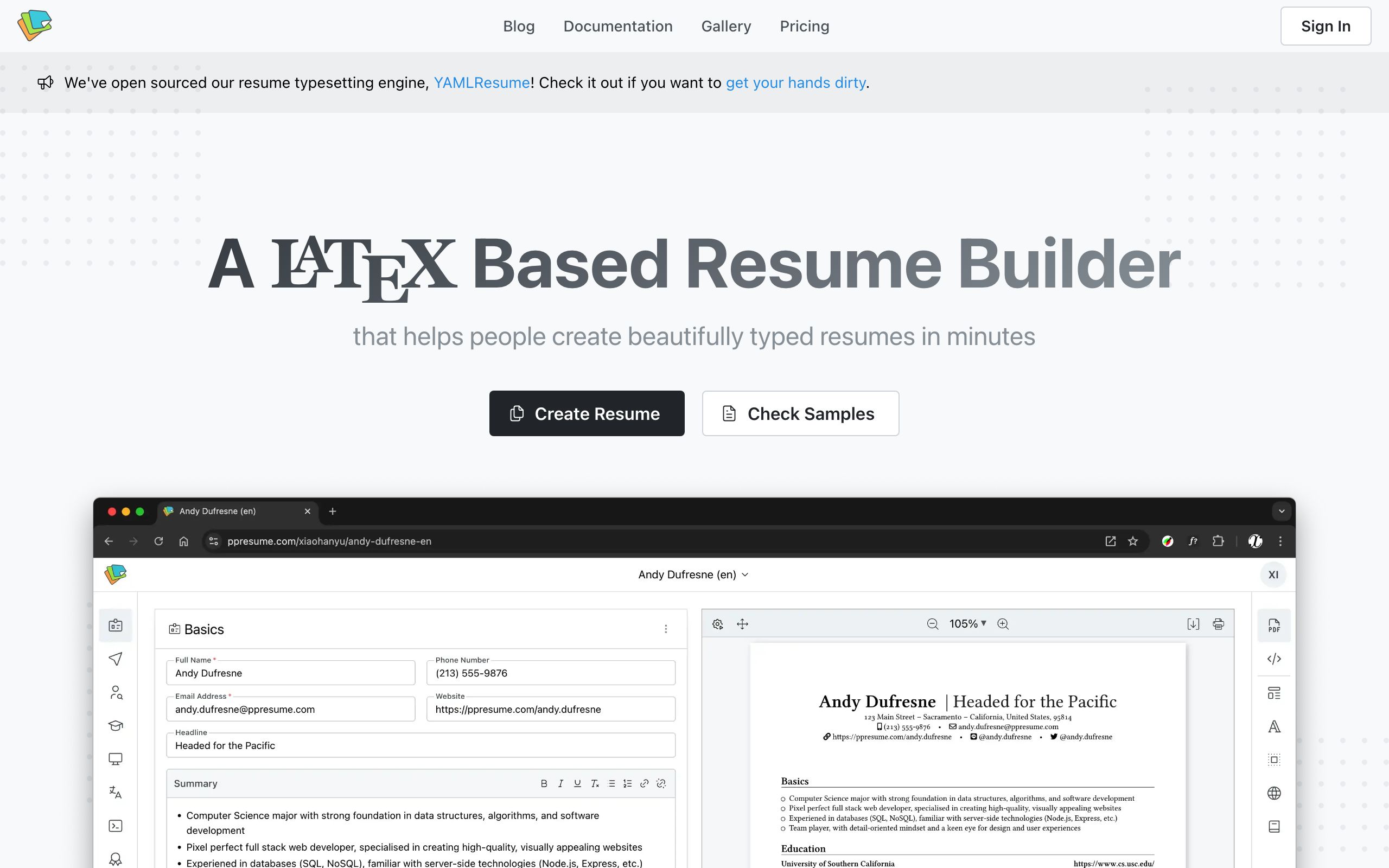PPResume screenshot