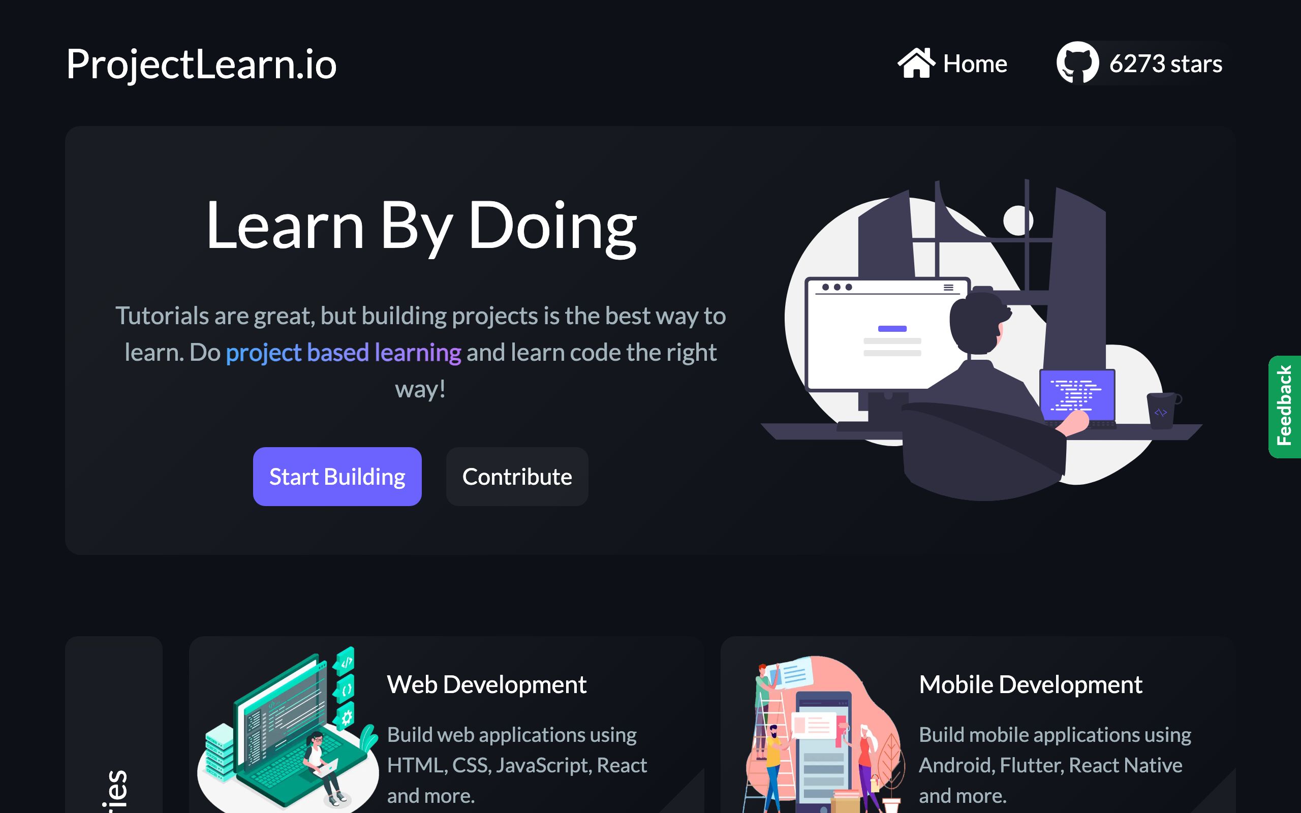 ProjectLearn screenshot