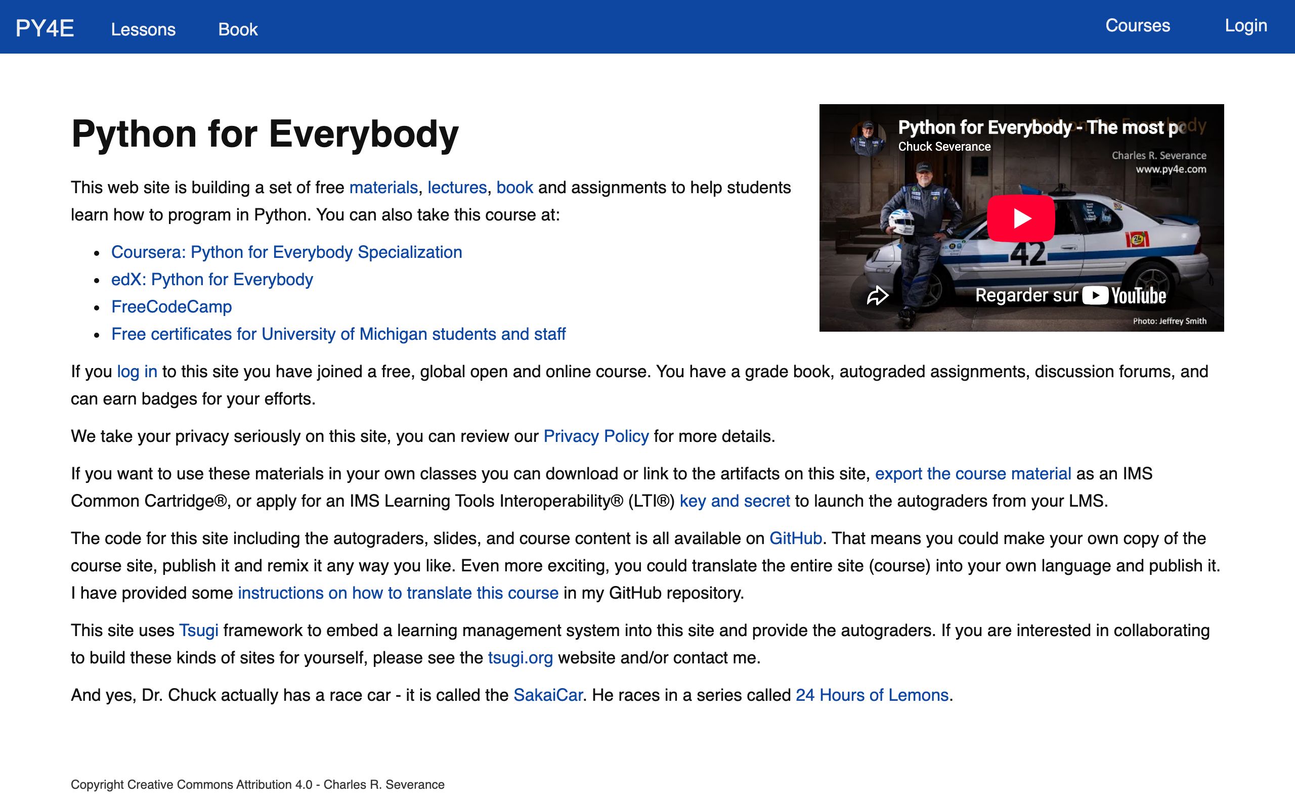 Python for Everybody screenshot