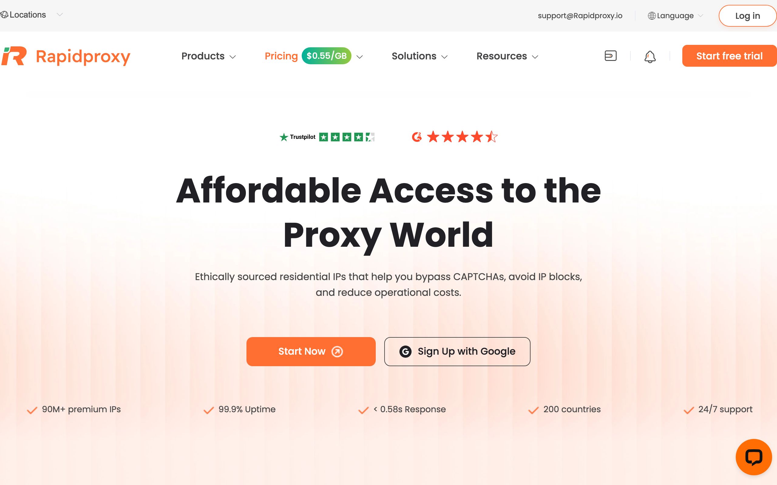 RapidProxy screenshot