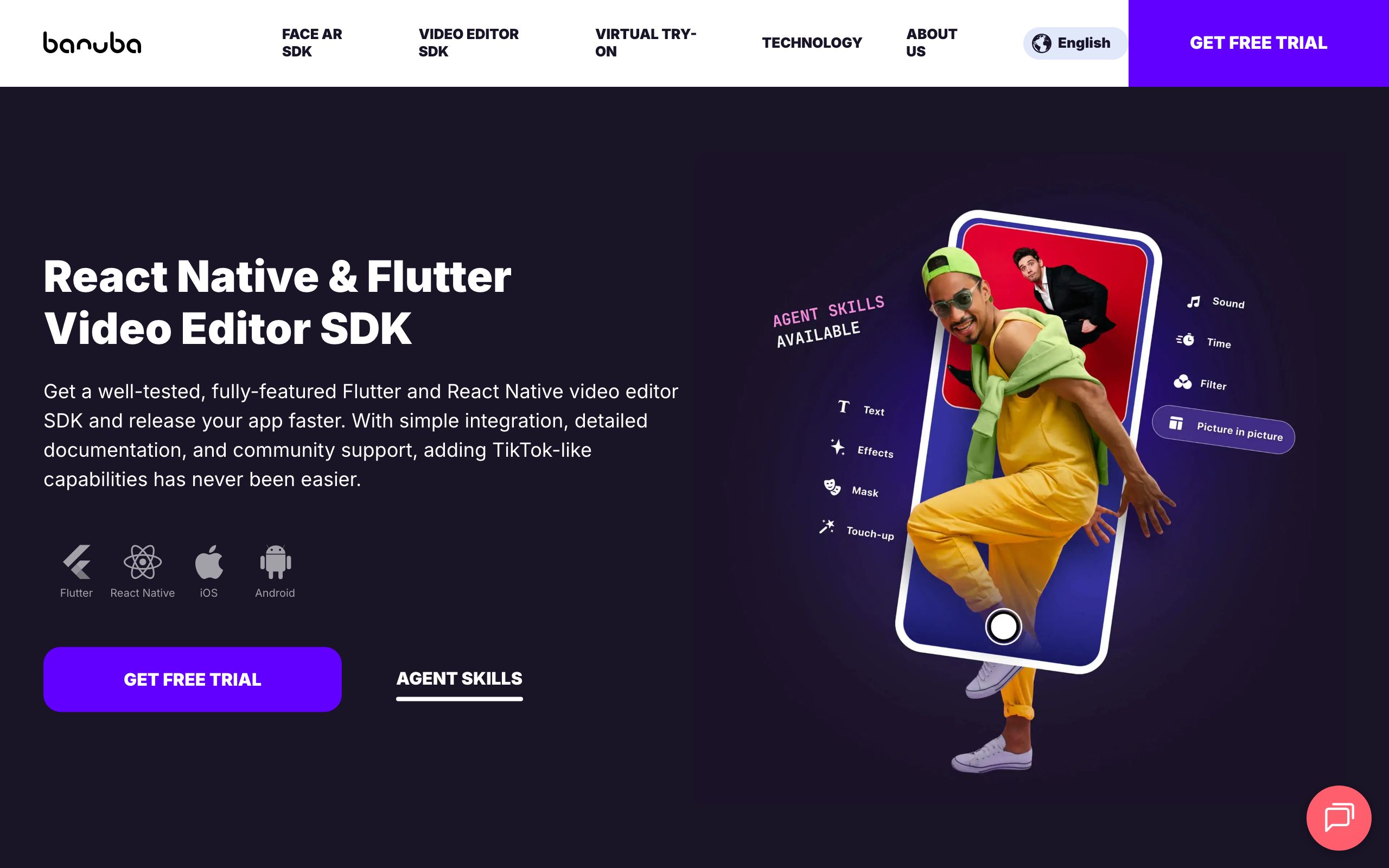React Native & Flutter Video Editor SDK screenshot